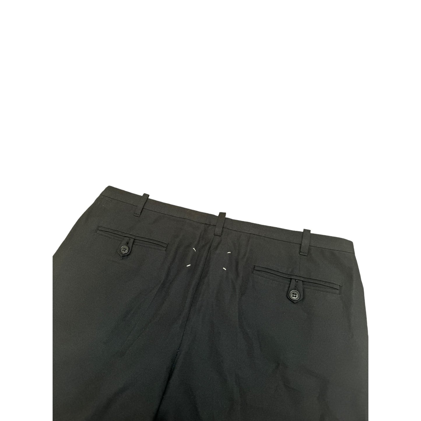 SS 2006 Vintage Black Formal Straight Pants