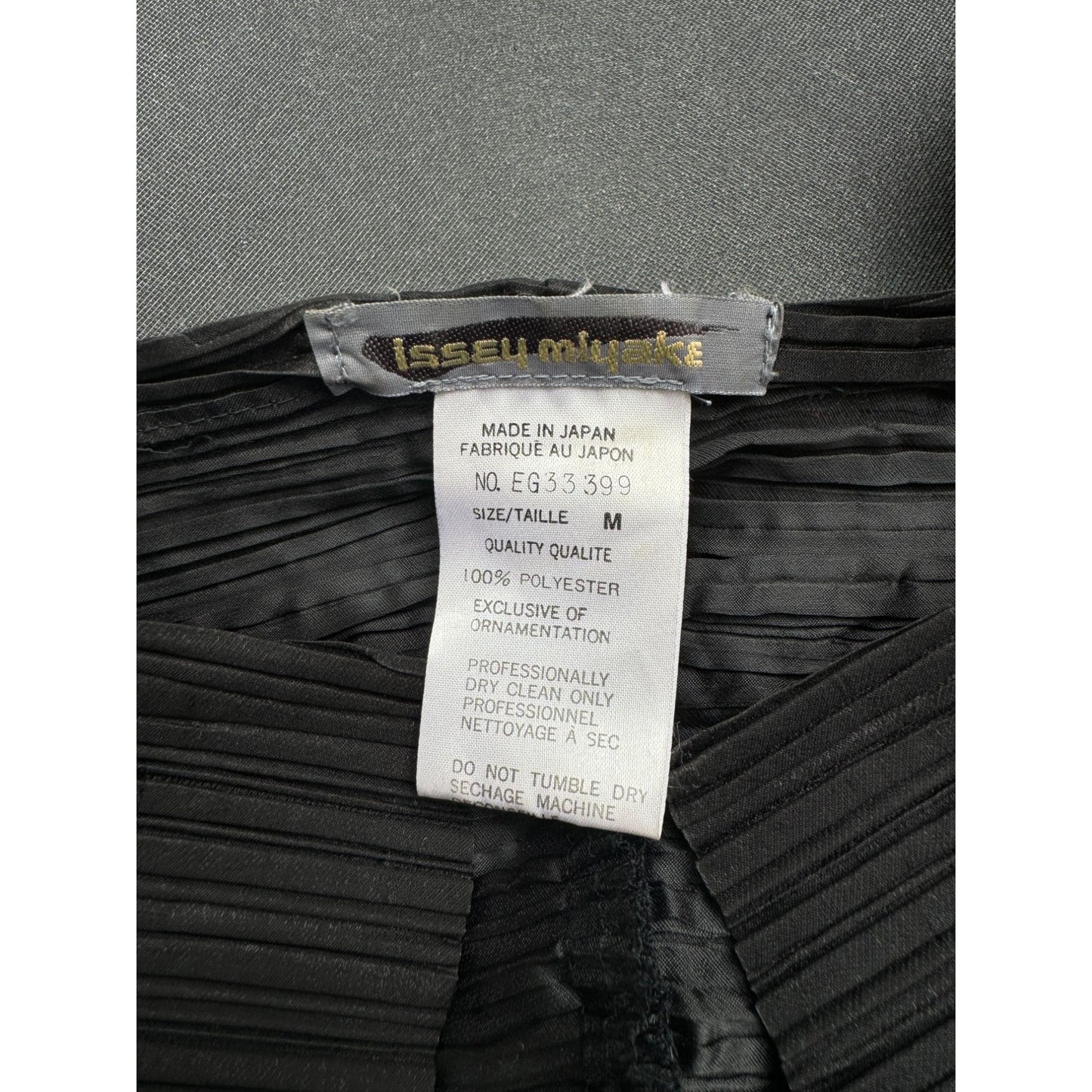 FW 1989–1990 Black Sculptural Pleated Top