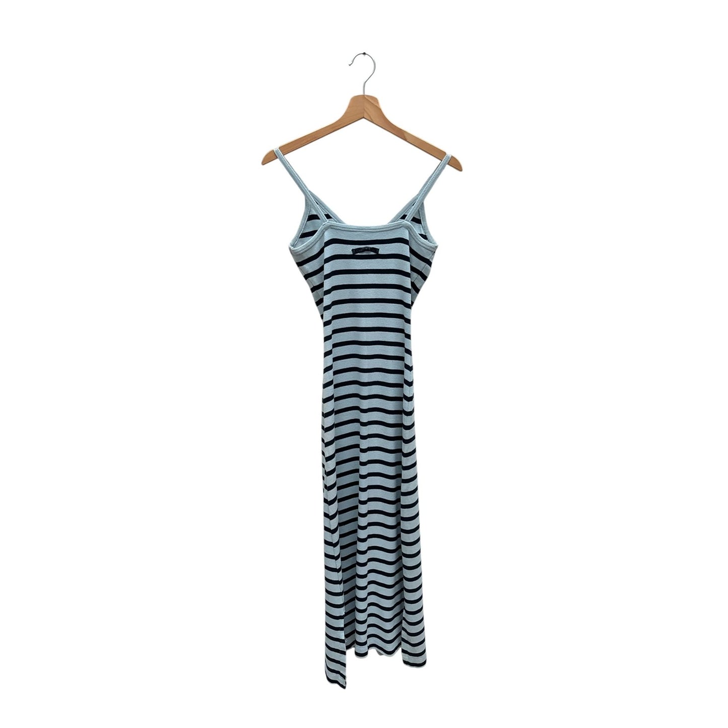 Vintage Blue & Navy Maxi Striped Dress