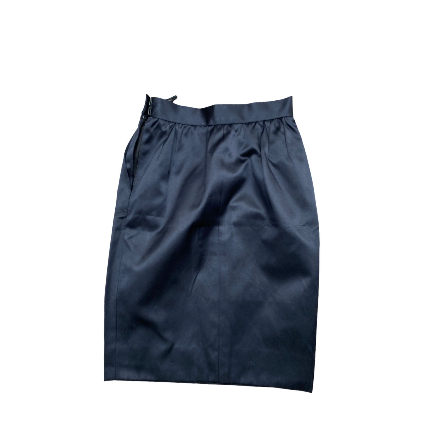 1970S Black Viscose Skirt