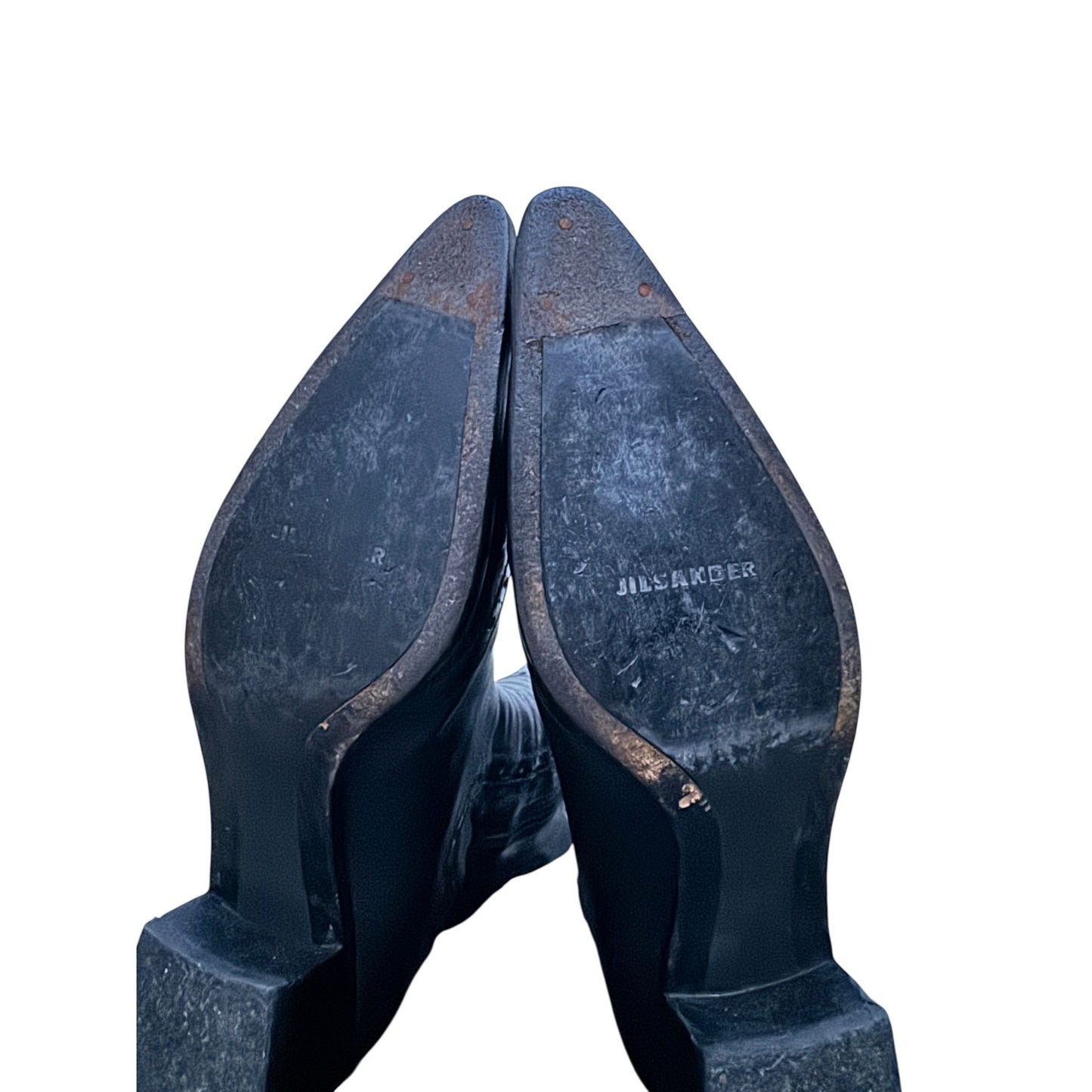 Black Leather Ankle Boots