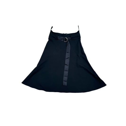 By Phoebe Philo Black Belted Skirt