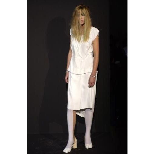 Spring Summer 2004 Long white dress