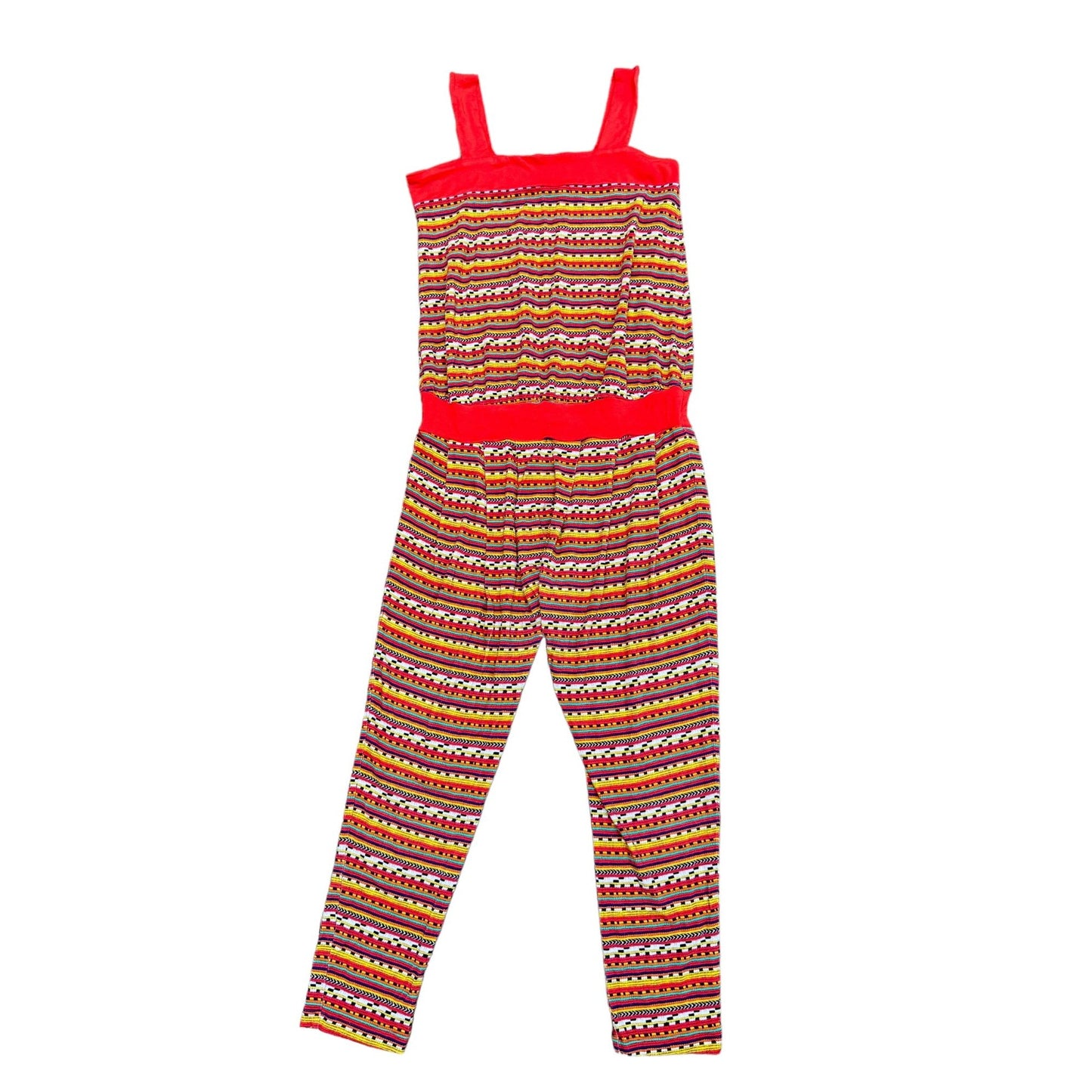 Multicolor Ethnic Overall Size Junior