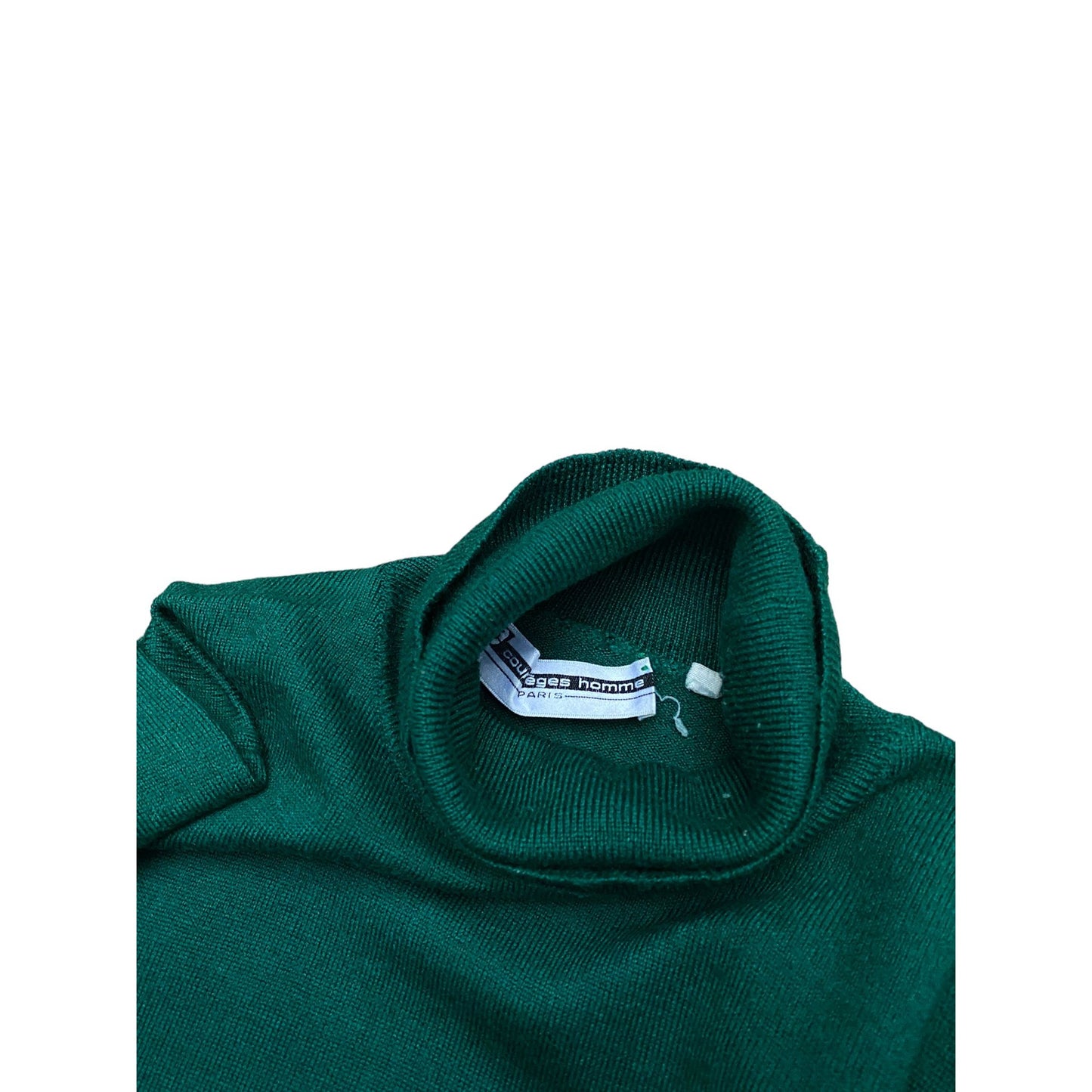 Vintage Green Wool Rollneck