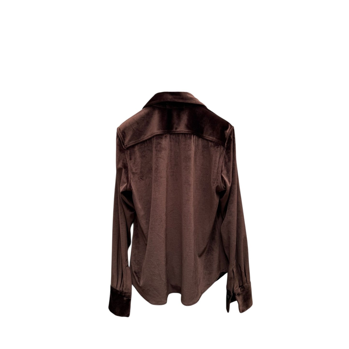 Brown Velvet Shirt