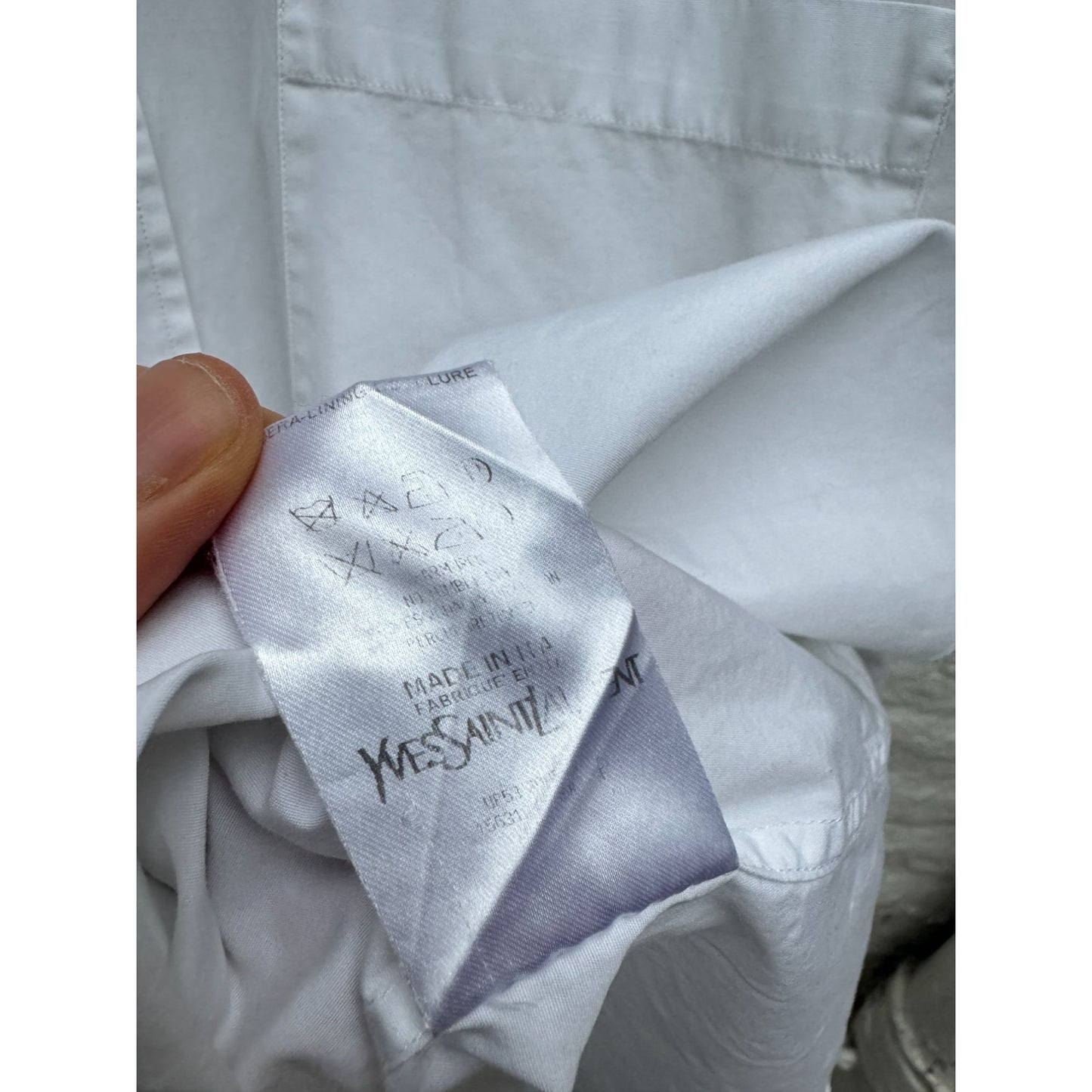 Classic White Button-Down Shirt