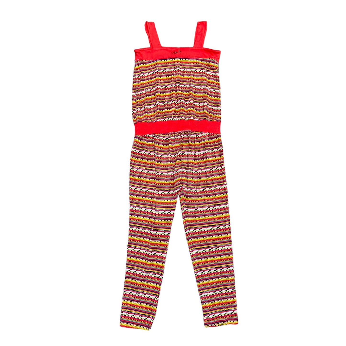 Multicolor Ethnic Overall Size Junior