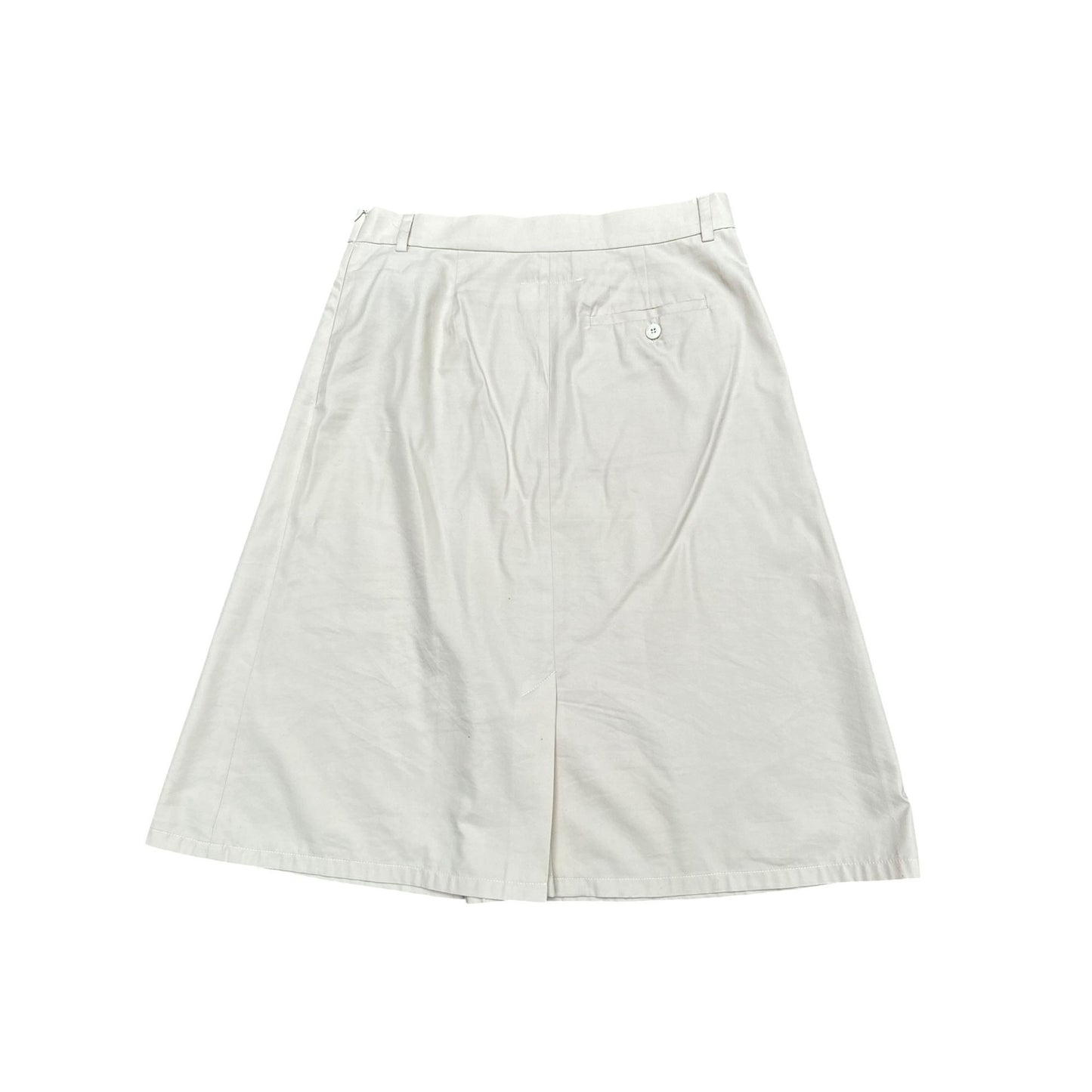 MM6 Beige Midi Skirt