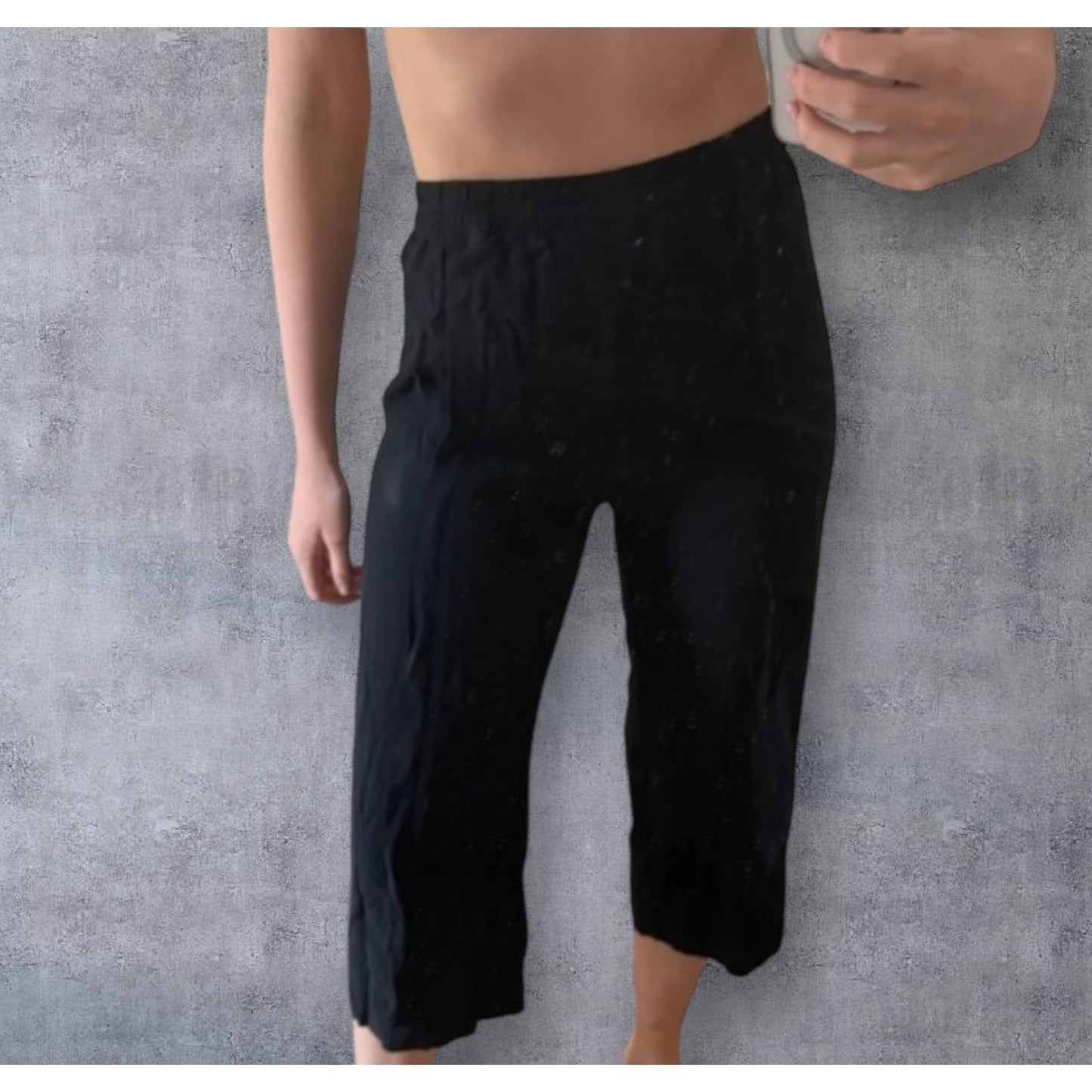 Black Culotte Pants