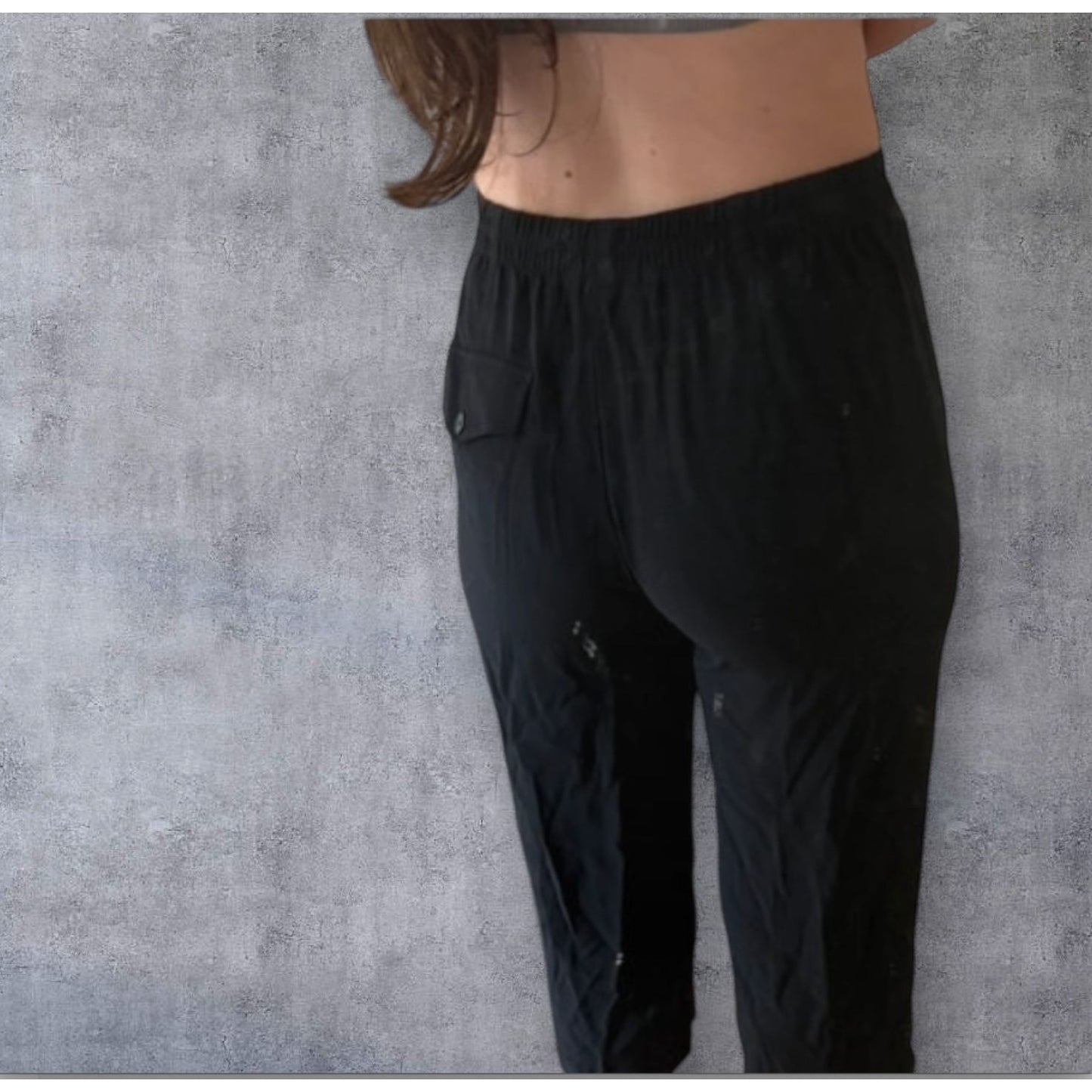 Black Culotte Pants