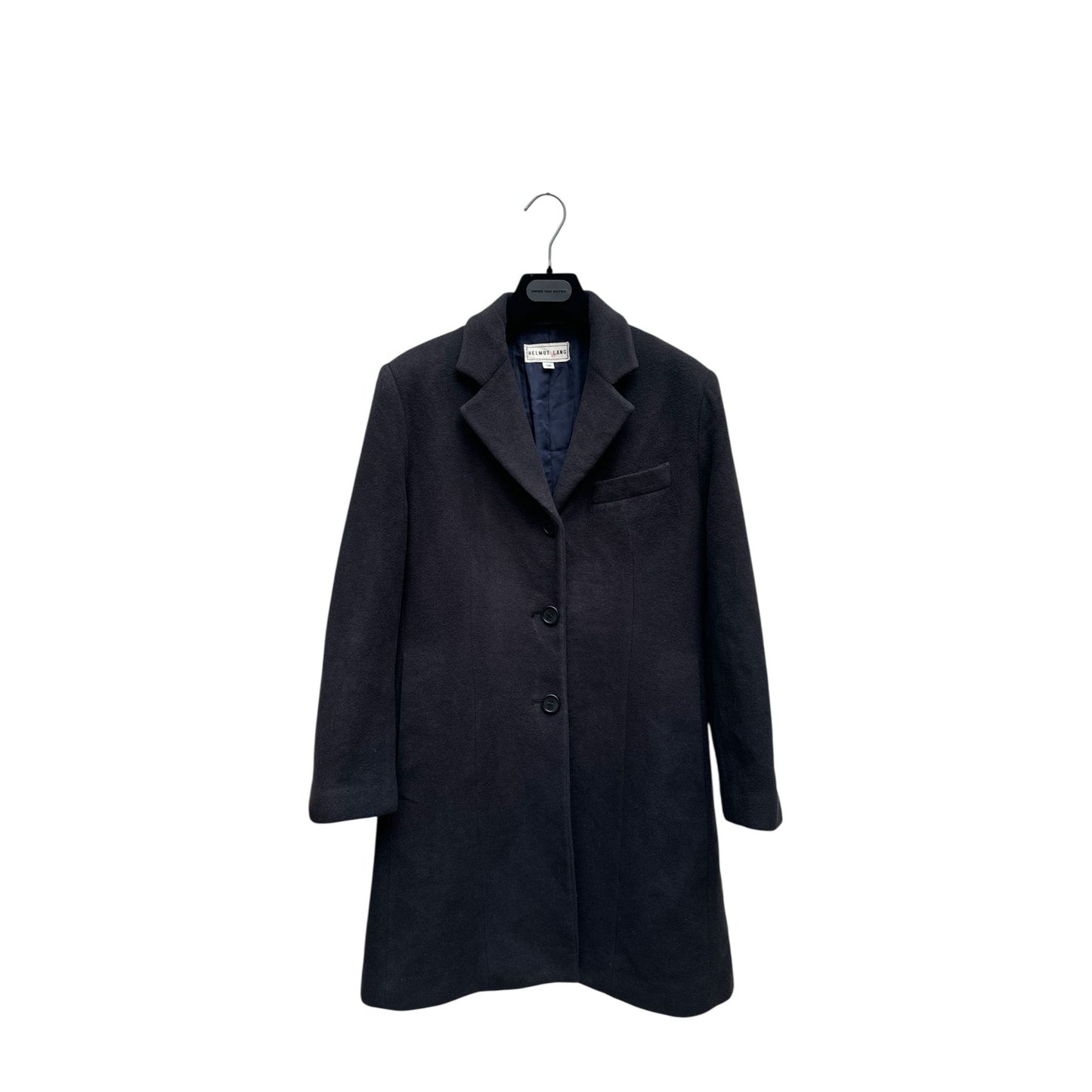 1990s Navy Wool Coat