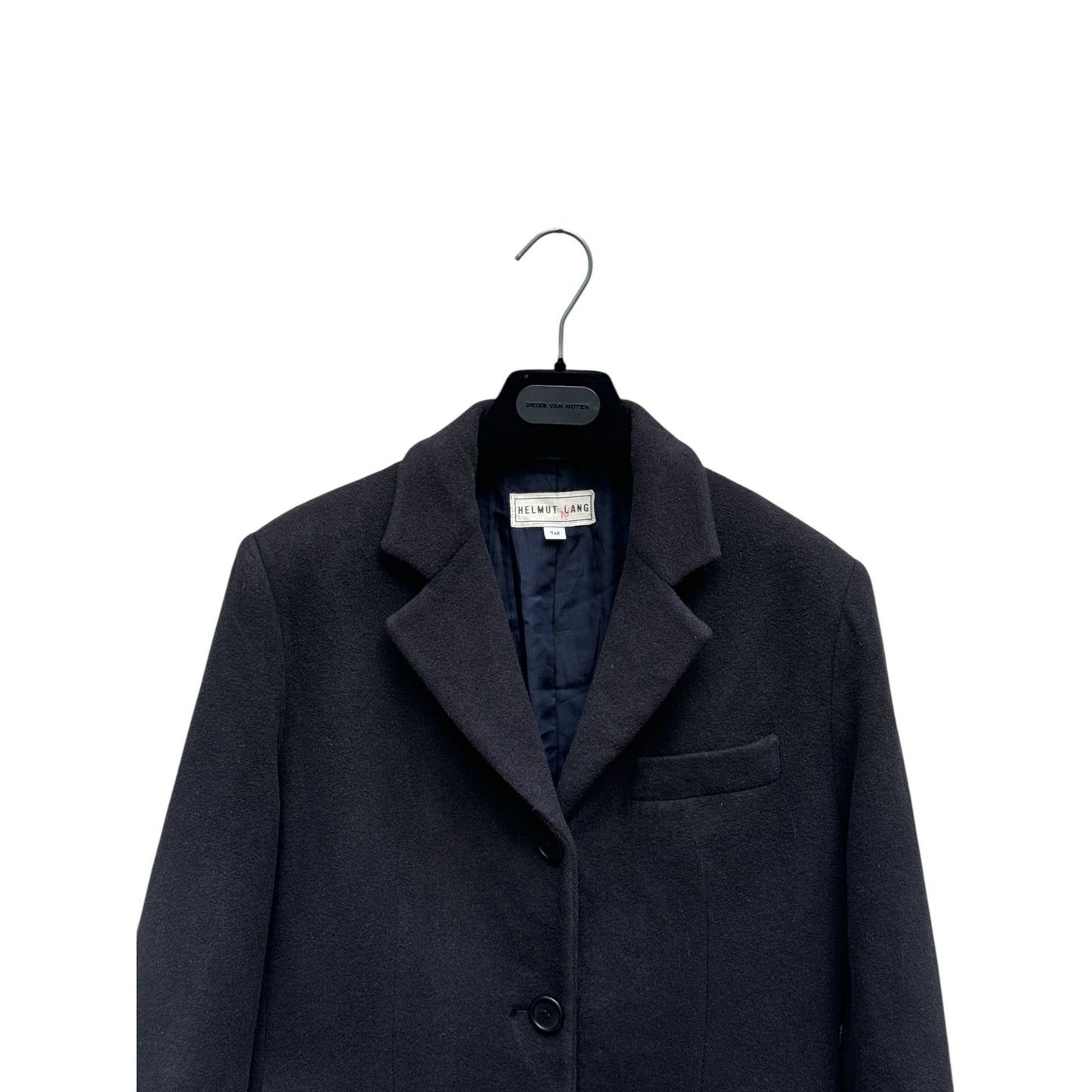 1990s Navy Wool Coat