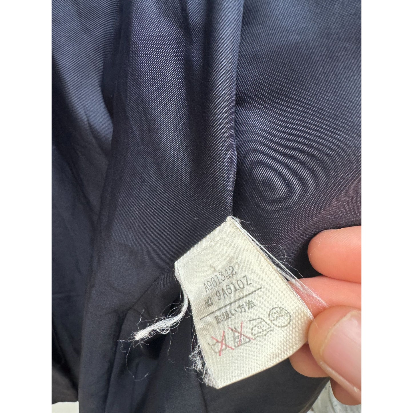 1990s Navy Wool Coat