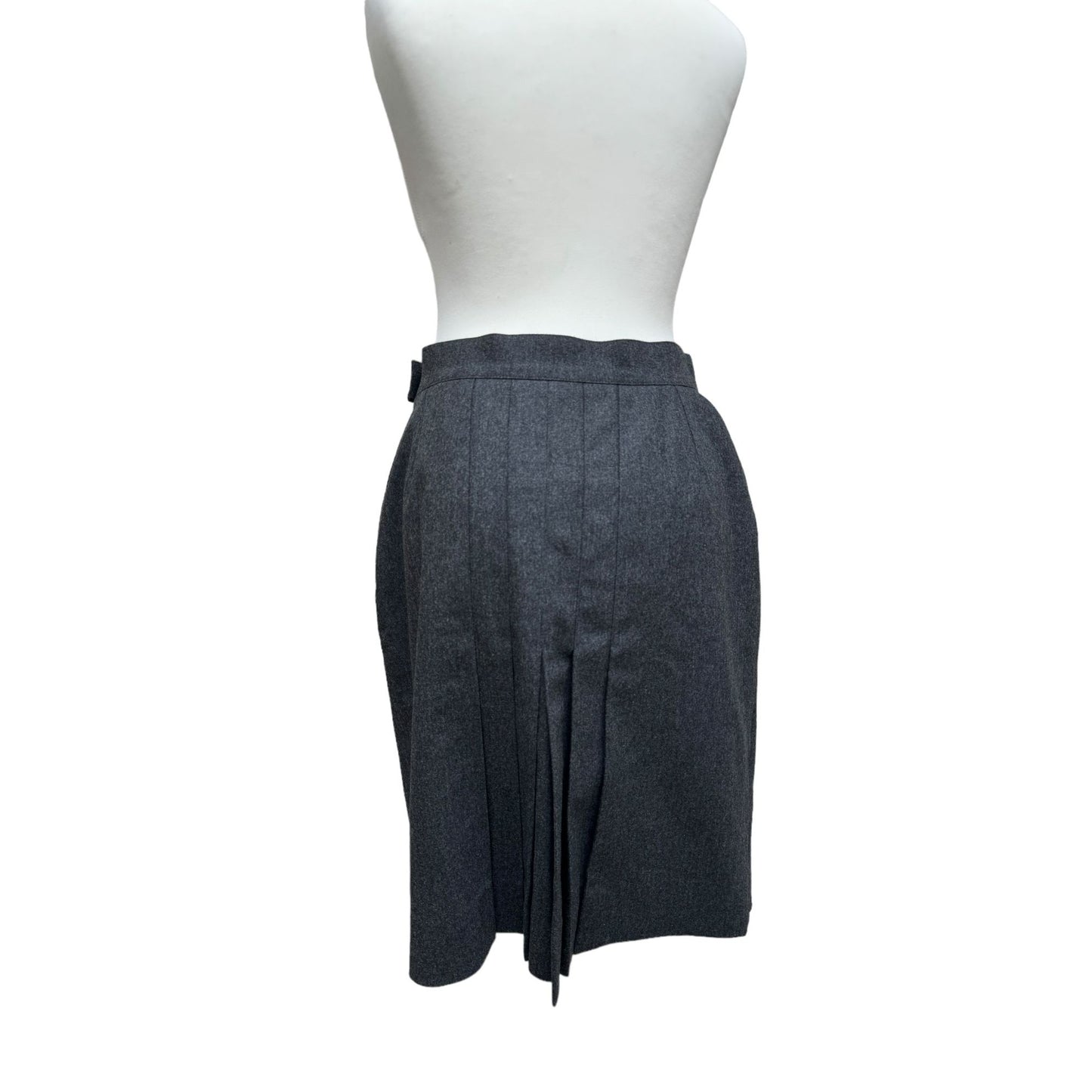 Autumn 1994 Vintage Grey Wool Skirt