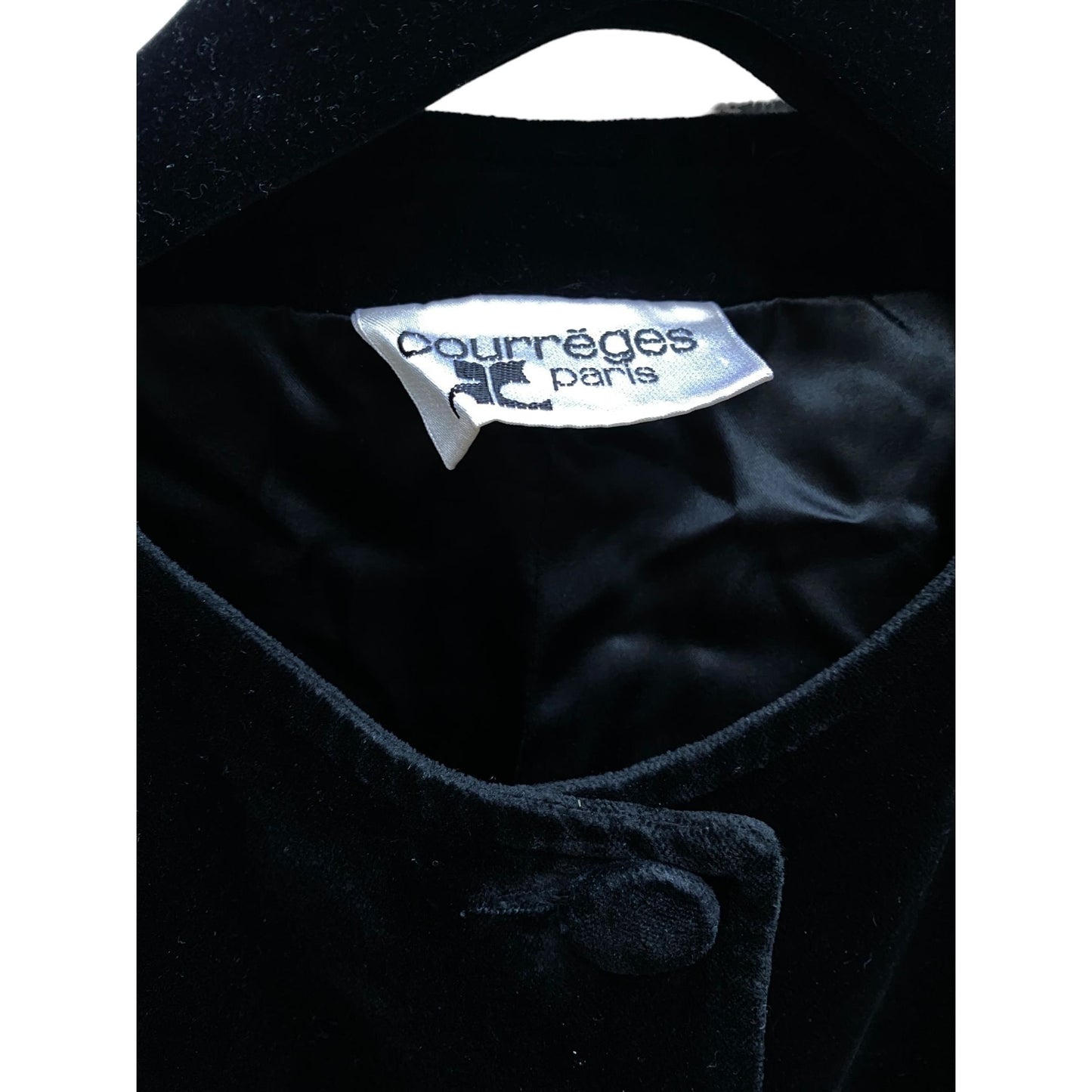 1960s Vintage Black Velvet Jacket