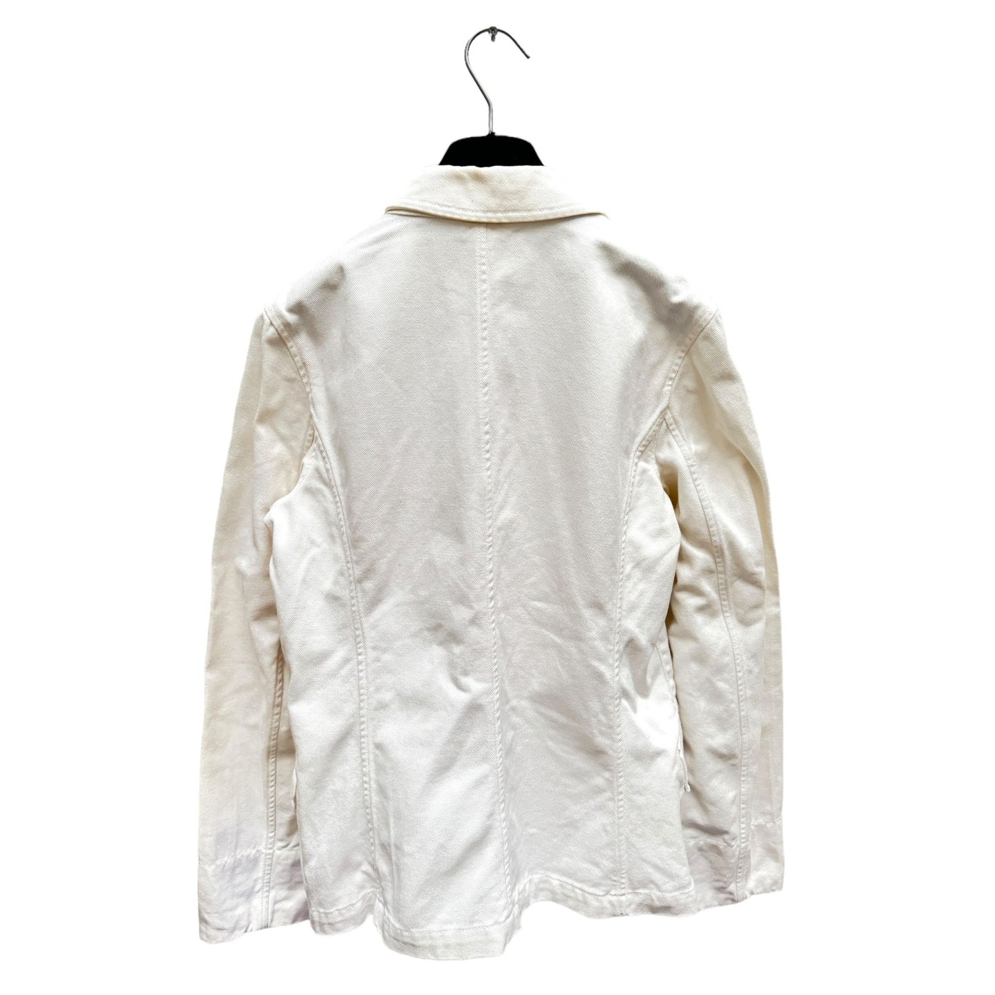 White Denim Blazer Jacket Size IT 42 fits S