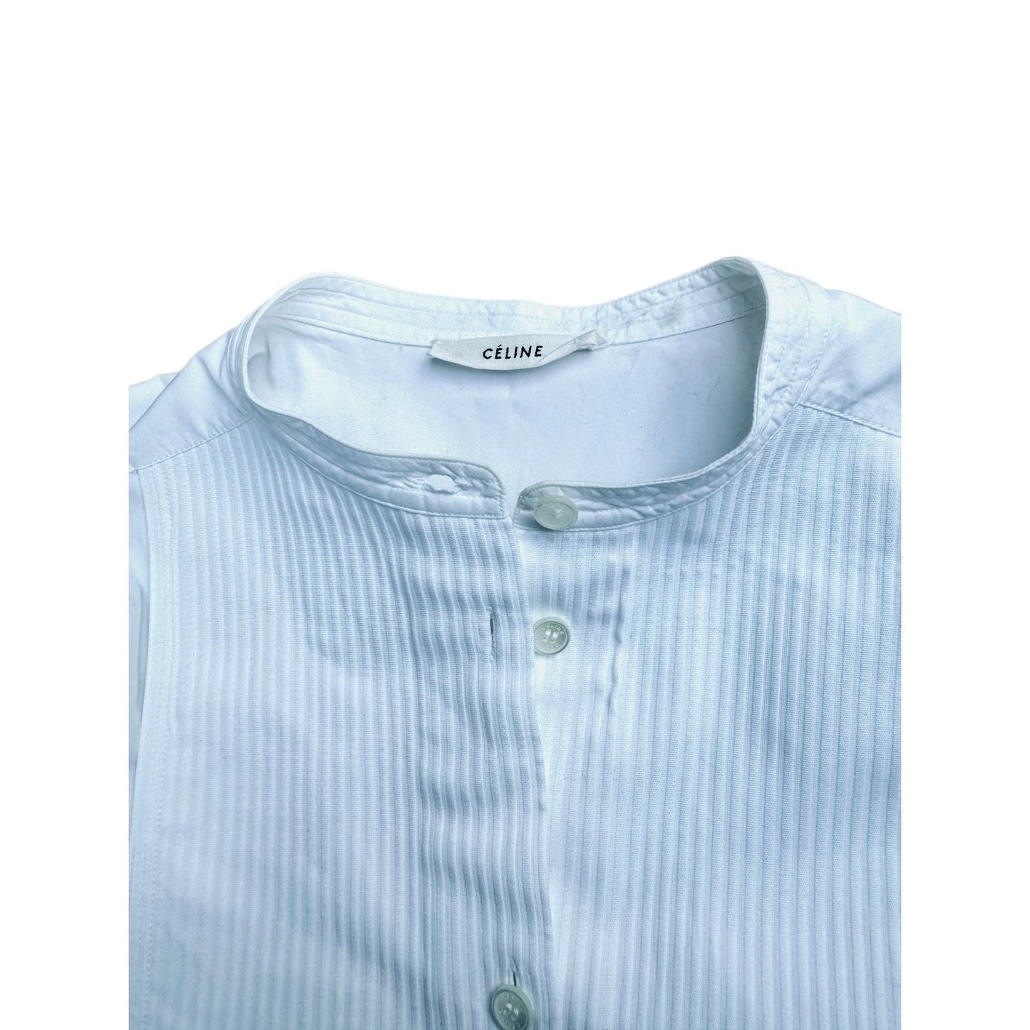 By Phoebe Philo Reinvented Smoking White Shirt