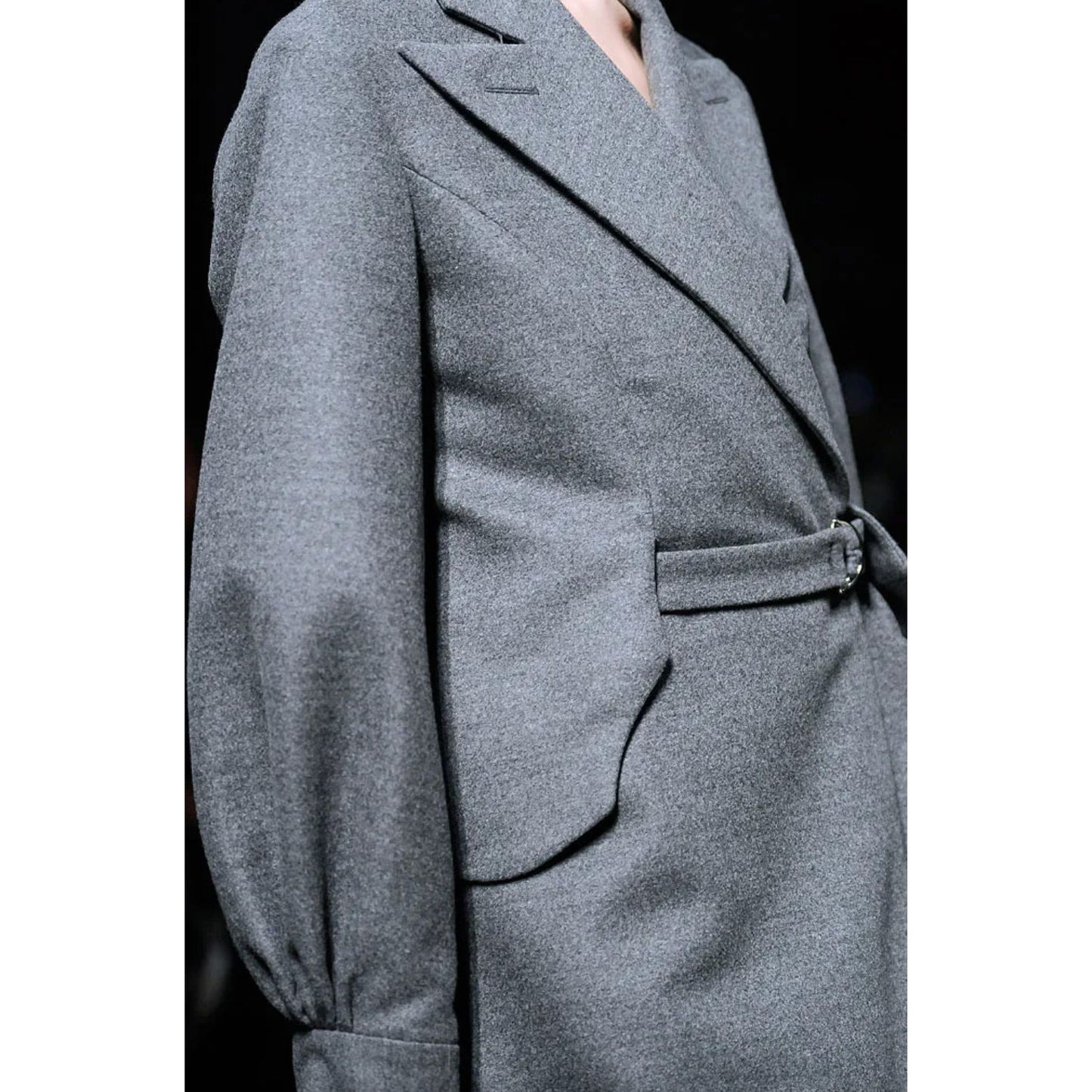 By Tom Ford Fall Winter 2009 Grey Wool Coat