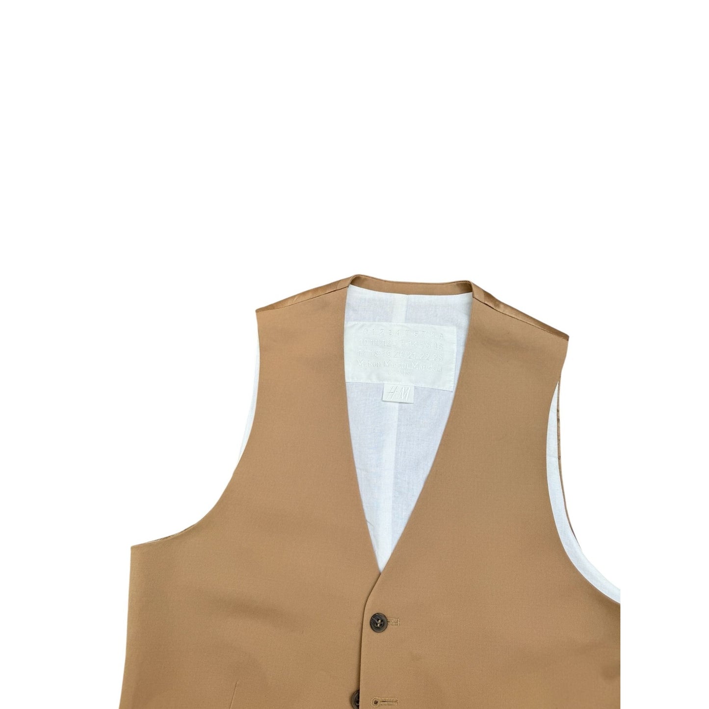 Beige Wool Viscose Vest