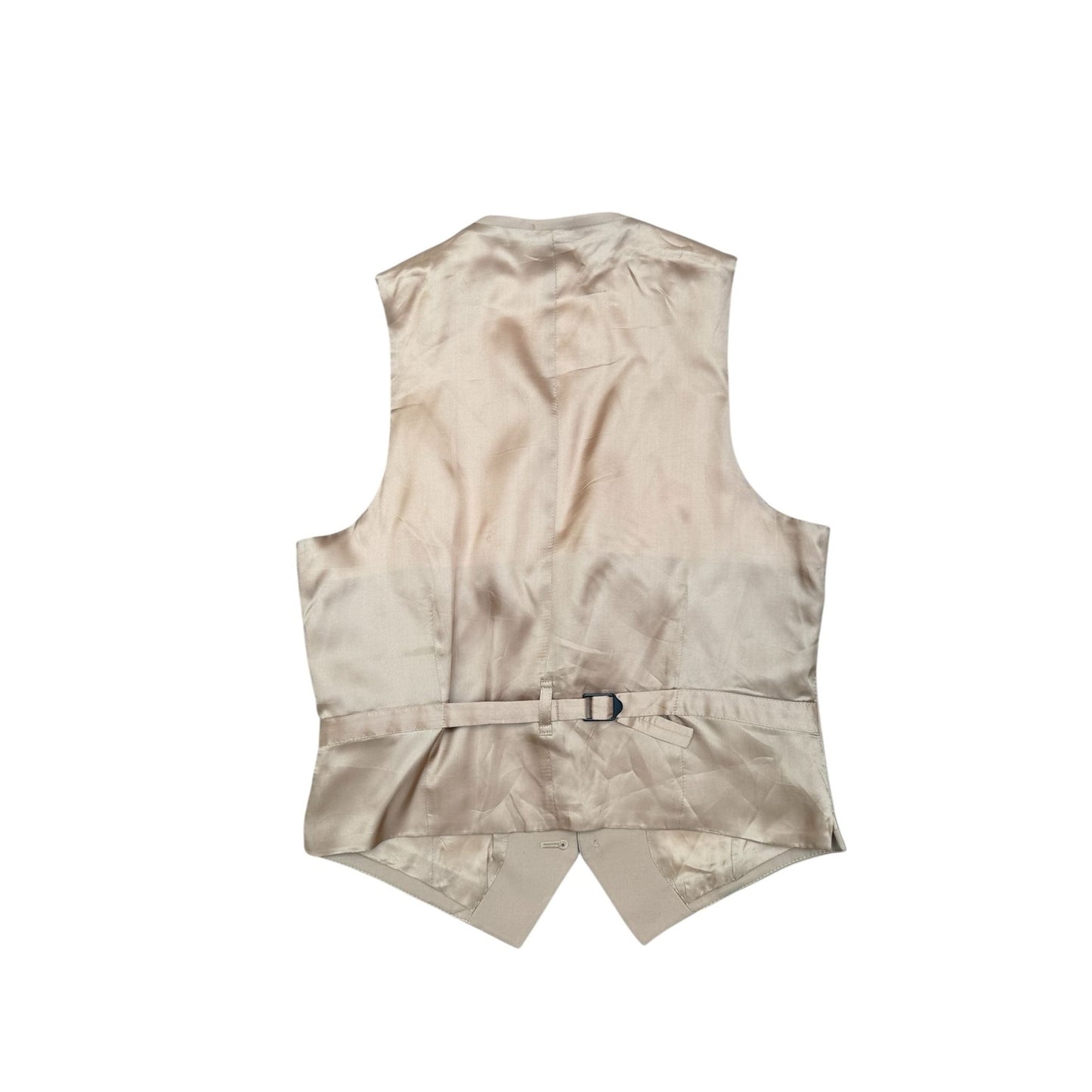 Beige Wool Viscose Vest
