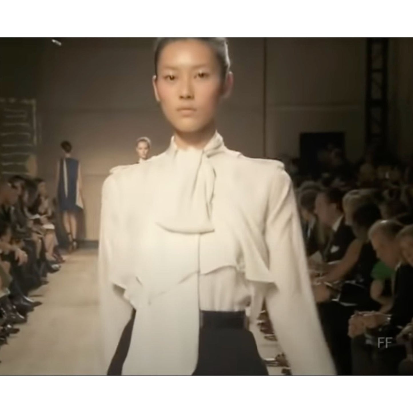 SS 2010 Off-White Silk Panel Shirt