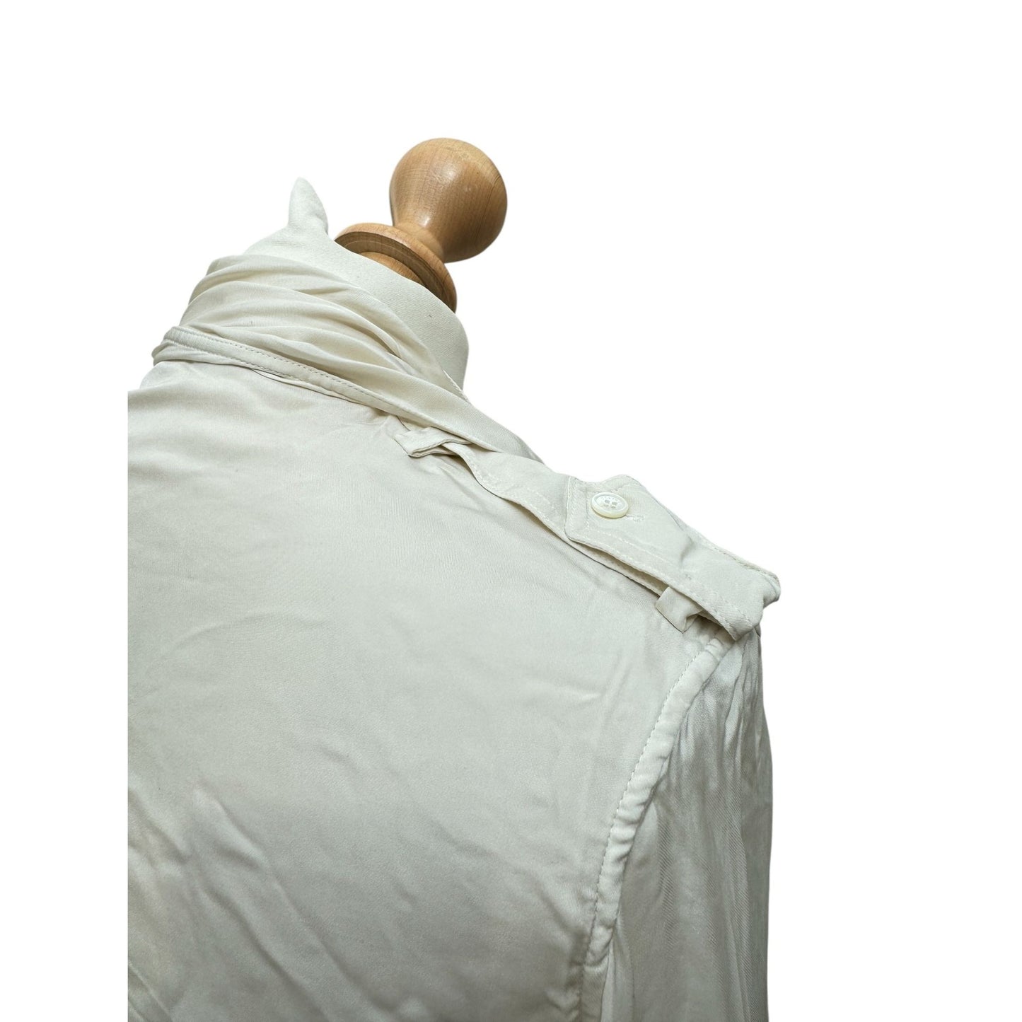 SS 2010 Off-White Silk Panel Shirt