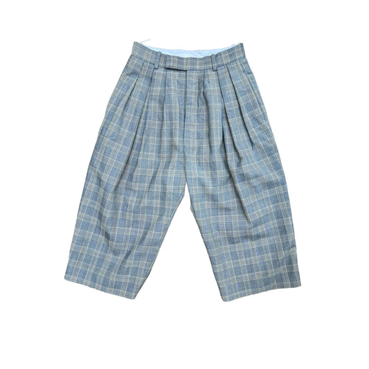 By Phoebe Philo Grey Checkered Wide Pants