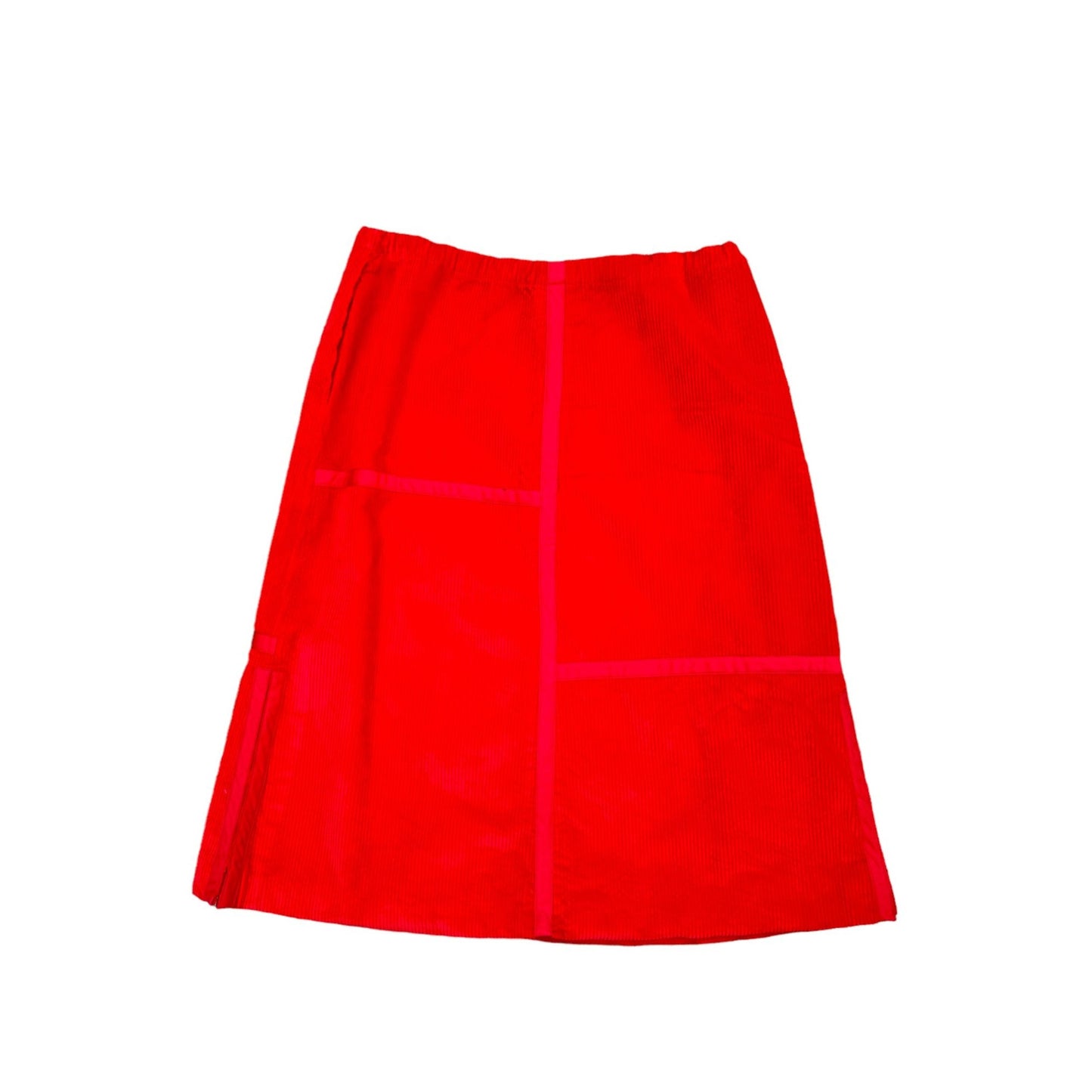 Vintage Red Velvet Skirt