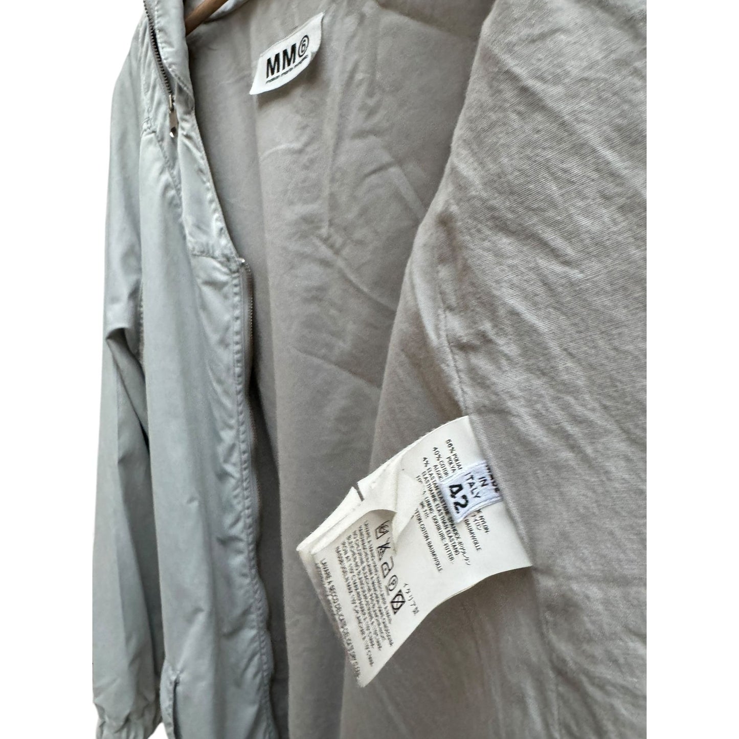 SS 2009 Grey Cotton Nylon Parka