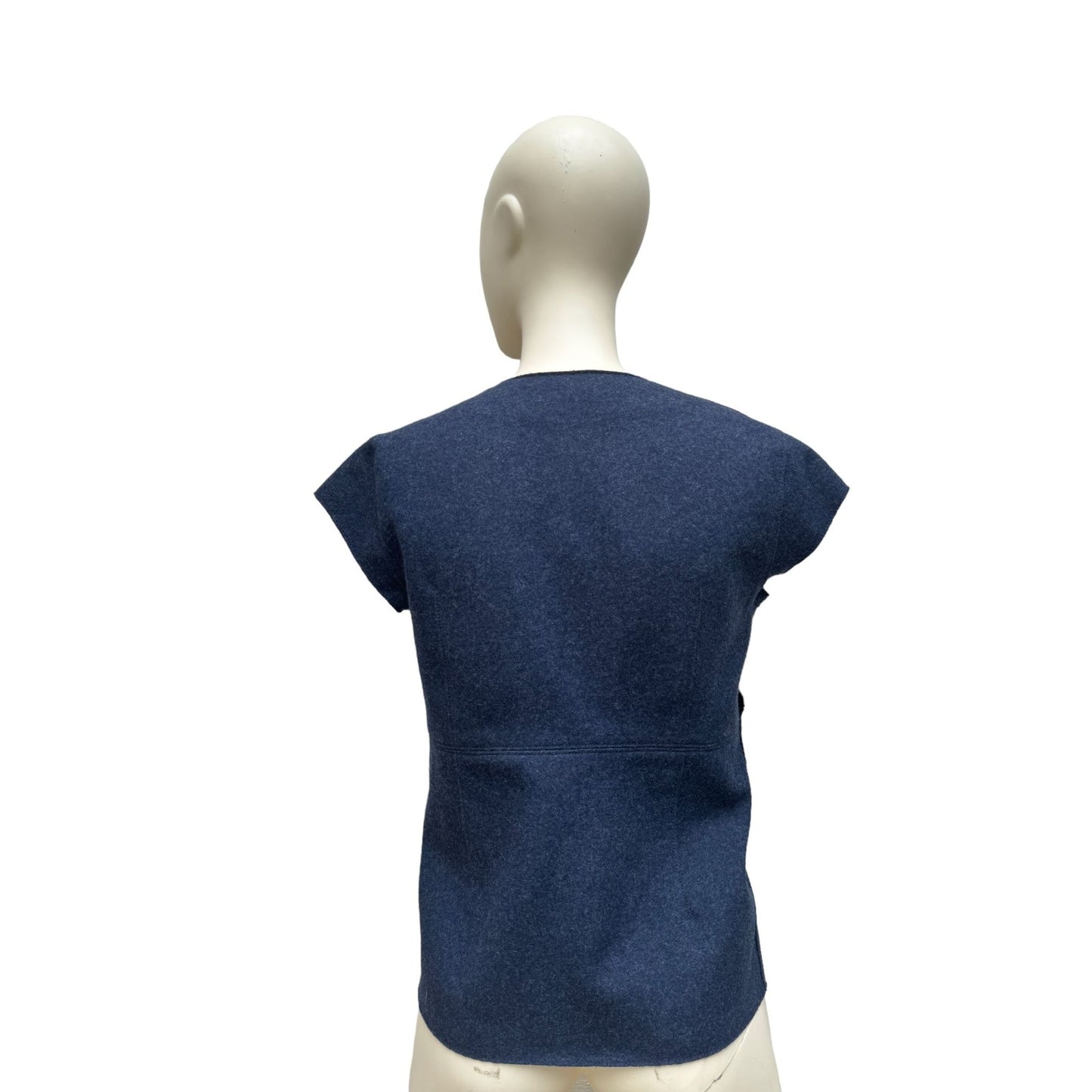 By Tom Ford Navy Wool Top