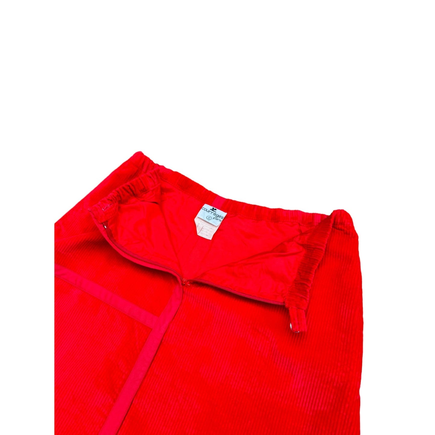 Vintage Red Velvet Skirt
