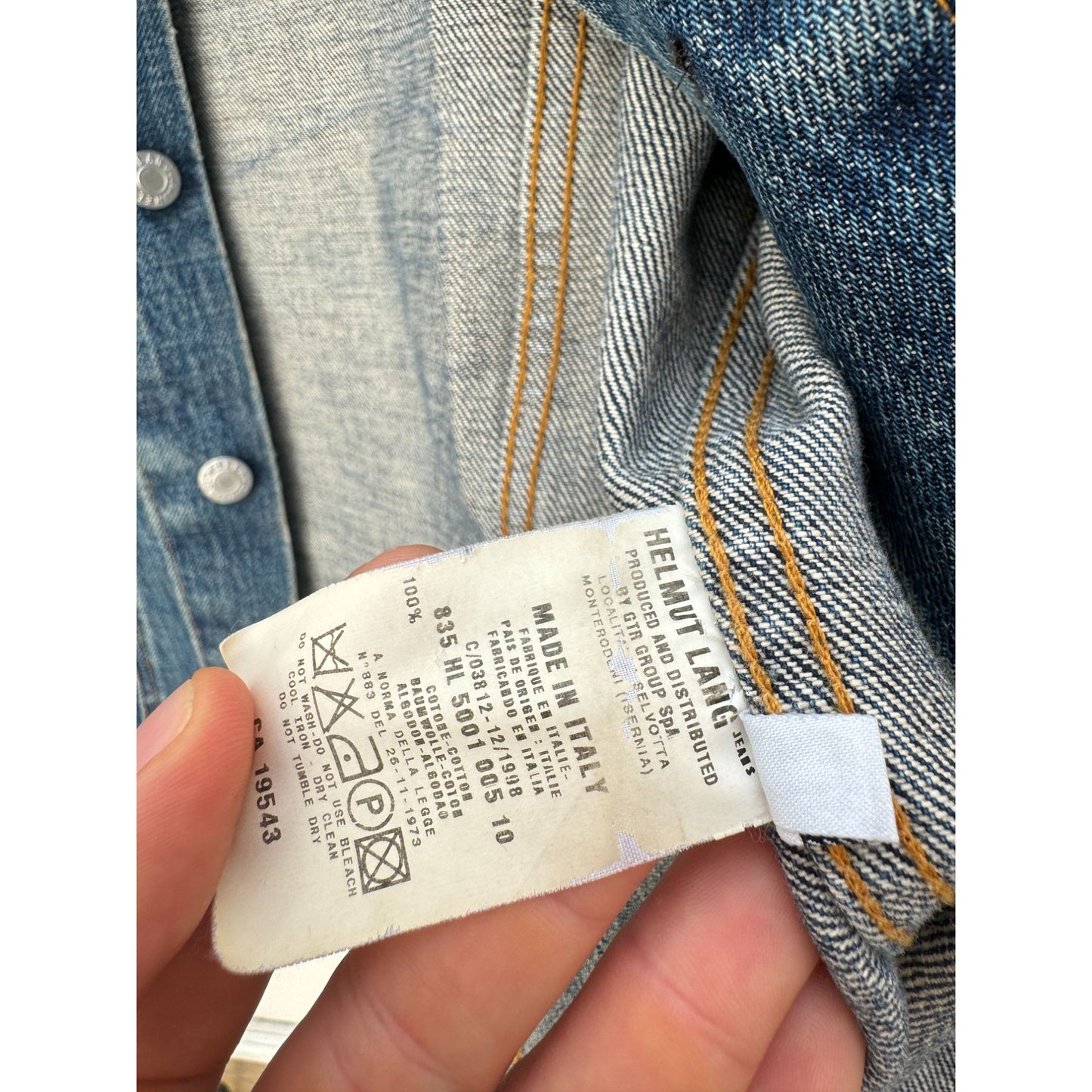 1990s Vintage Blue Denim Jacket
Men’s