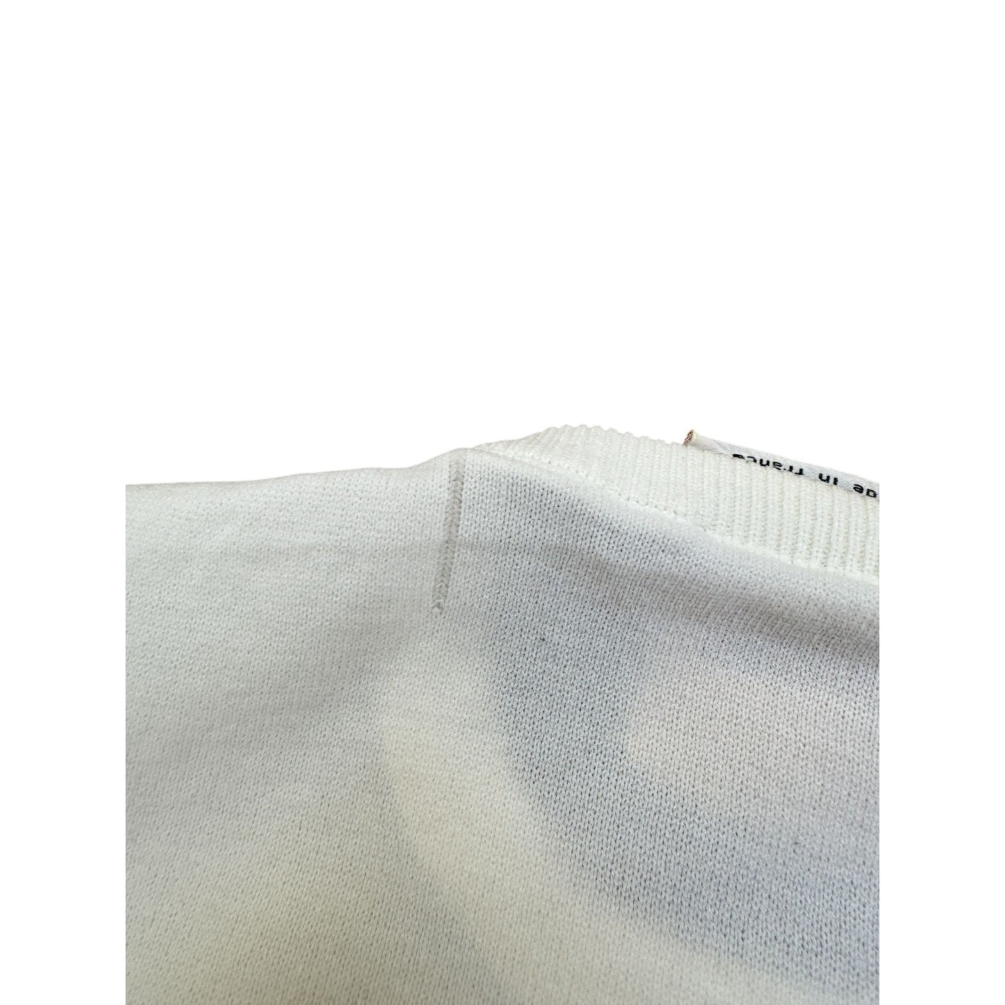 Vintage White Nylon Top Size S