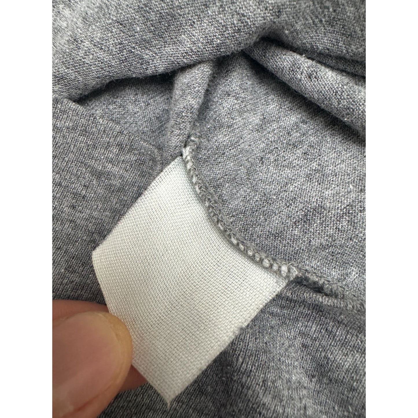 1998 Grey Cotton Longsleeves Top