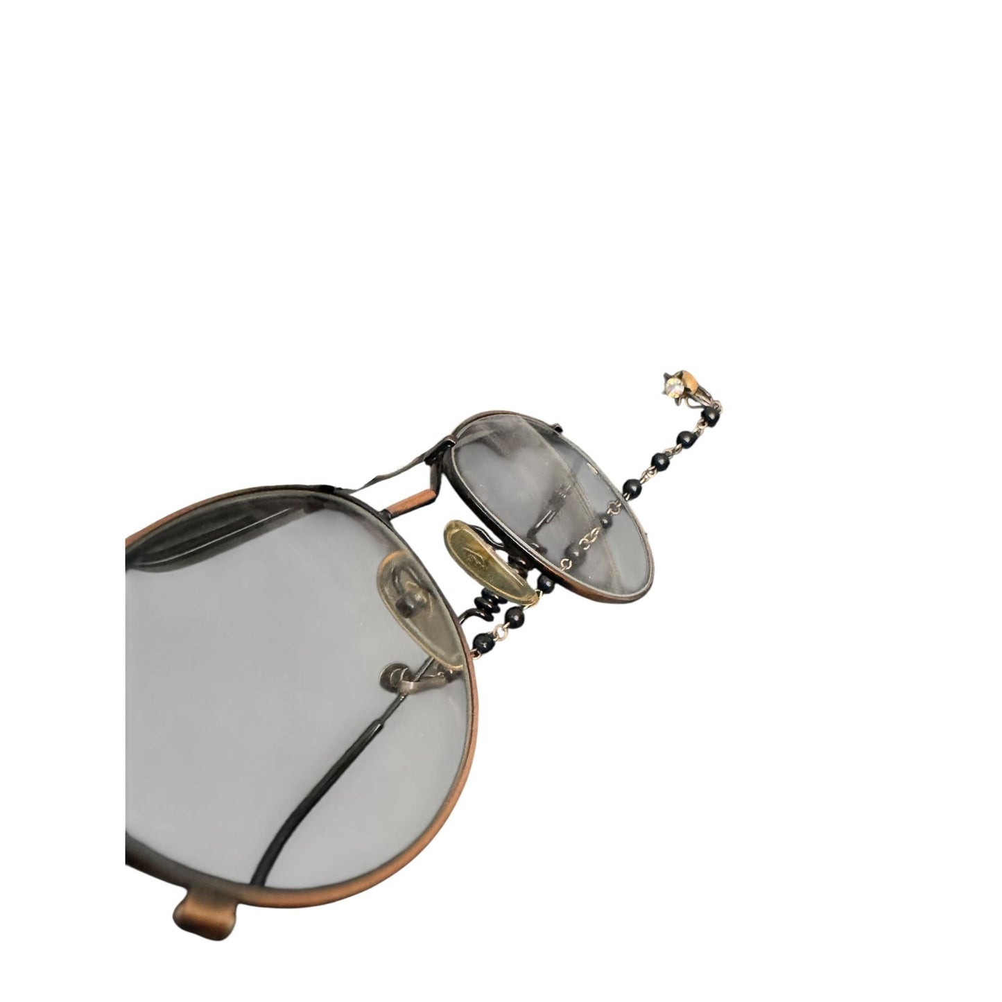 1990s Vintage Steampunk Glasses + Piercing