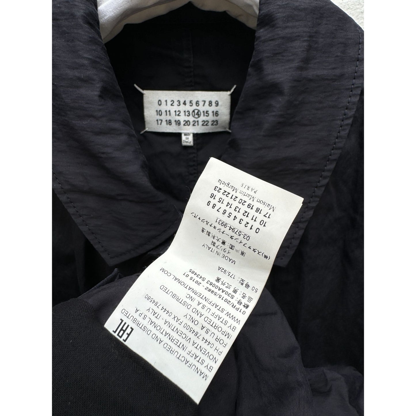 Spring/Summer 2015 Navy Pleated Coat