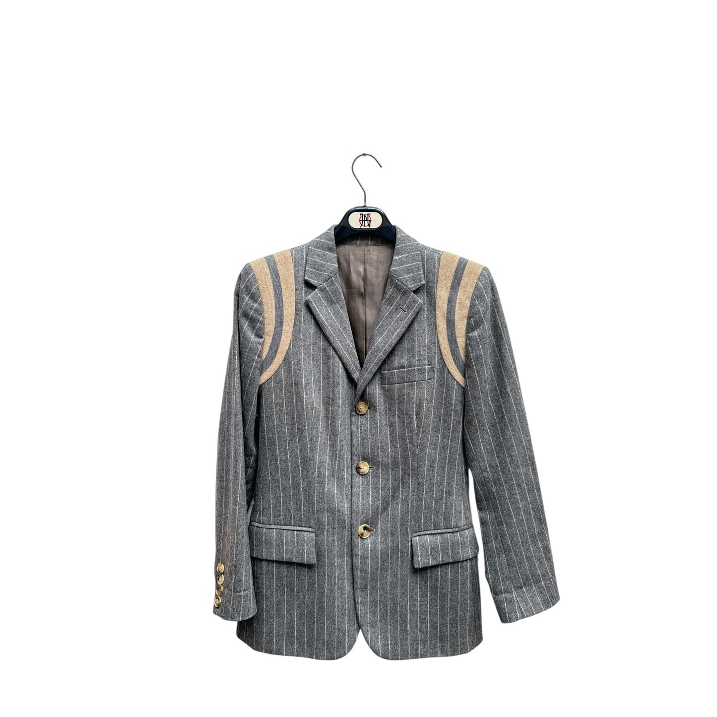 Jean Paul Gaultier
Fall/Winter 1988–1989 Grey Wool Pinstripe Suit
Size IT 40 / FR 36 / S