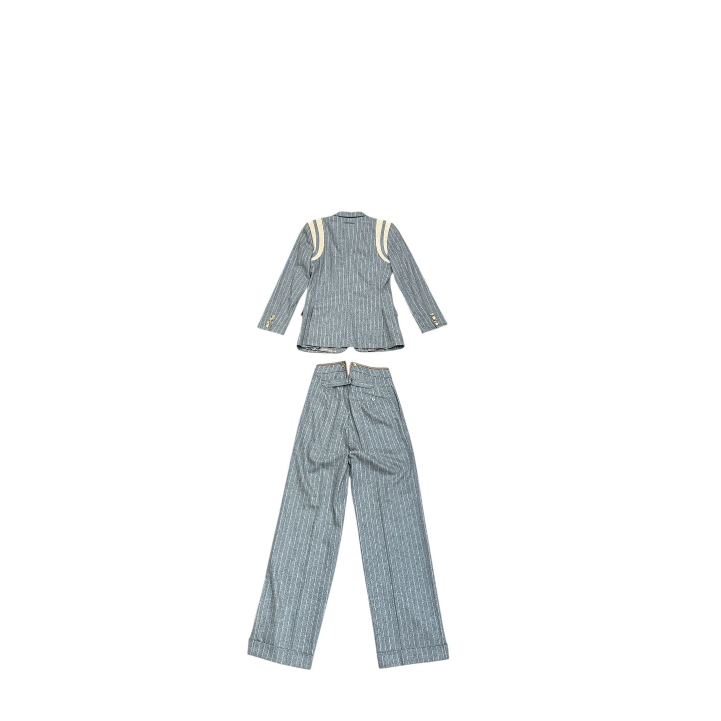 Jean Paul Gaultier
Fall/Winter 1988–1989 Grey Wool Pinstripe Suit
Size IT 40 / FR 36 / S