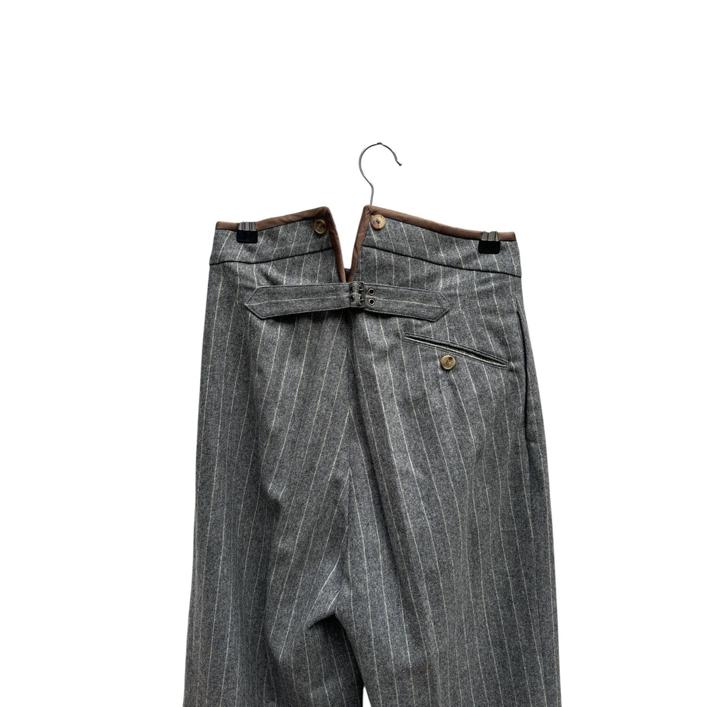 Jean Paul Gaultier
Fall/Winter 1988–1989 Grey Wool Pinstripe Suit
Size IT 40 / FR 36 / S