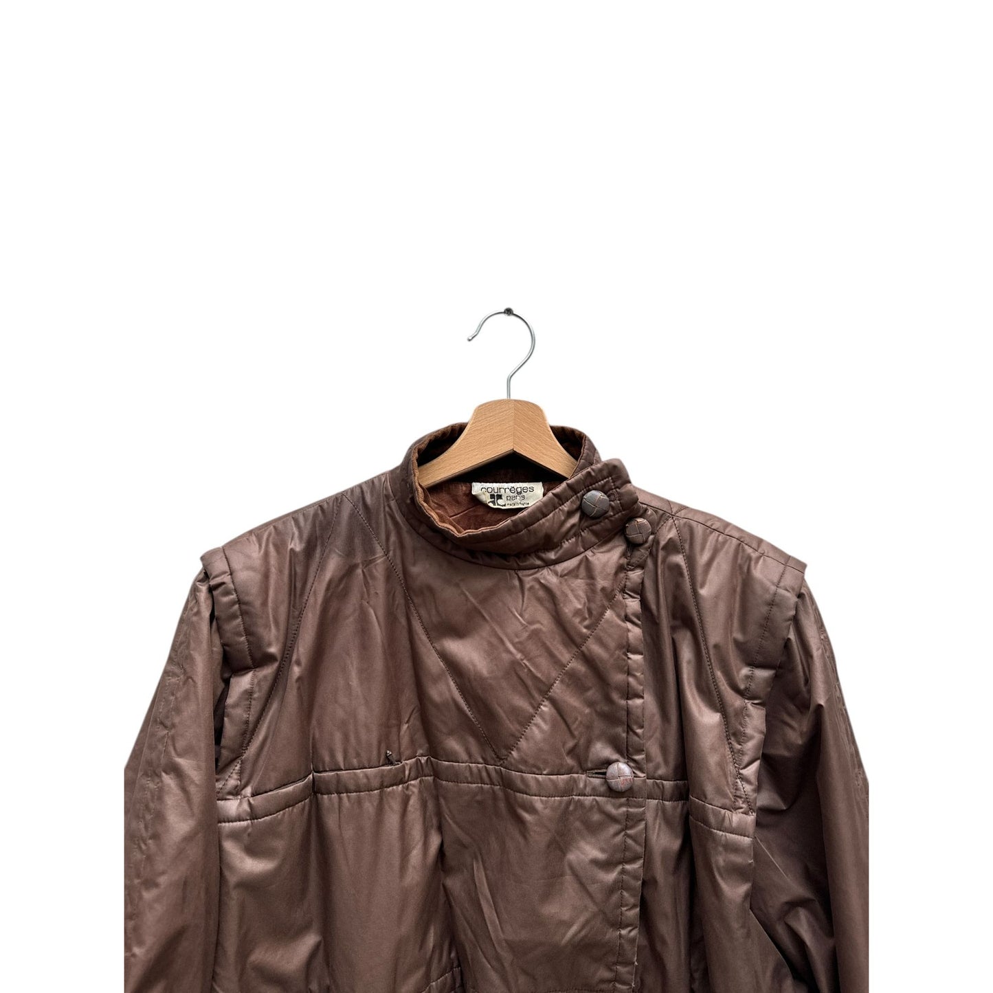 Vintage Brown Nylon Jacket Size L