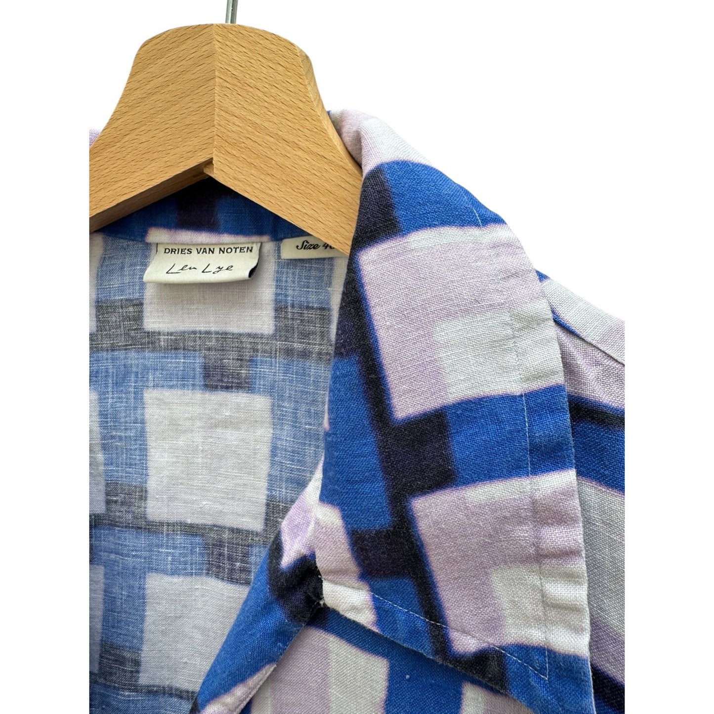 Len Lye
Spring Summer 2021 Linen Checkered Shirt