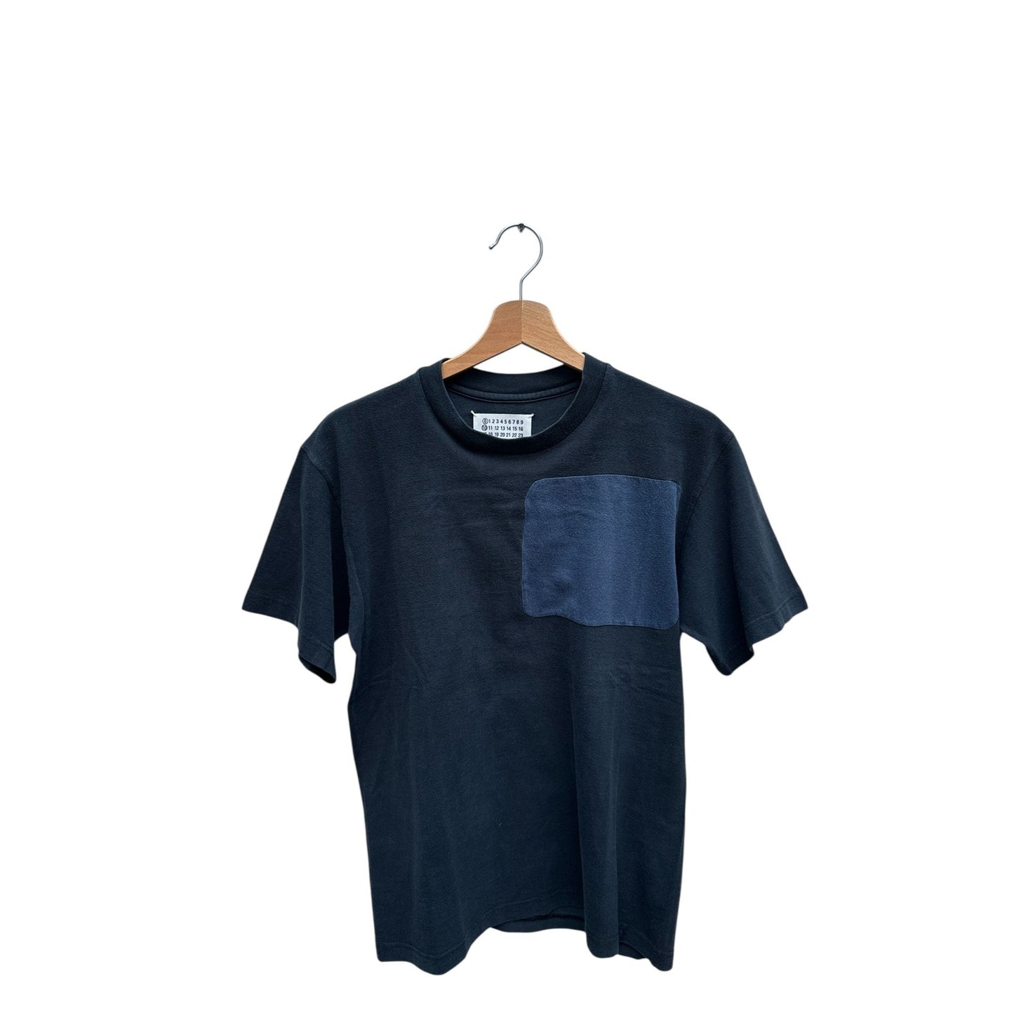 0 10 Artisanal Black Cotton T-shirt