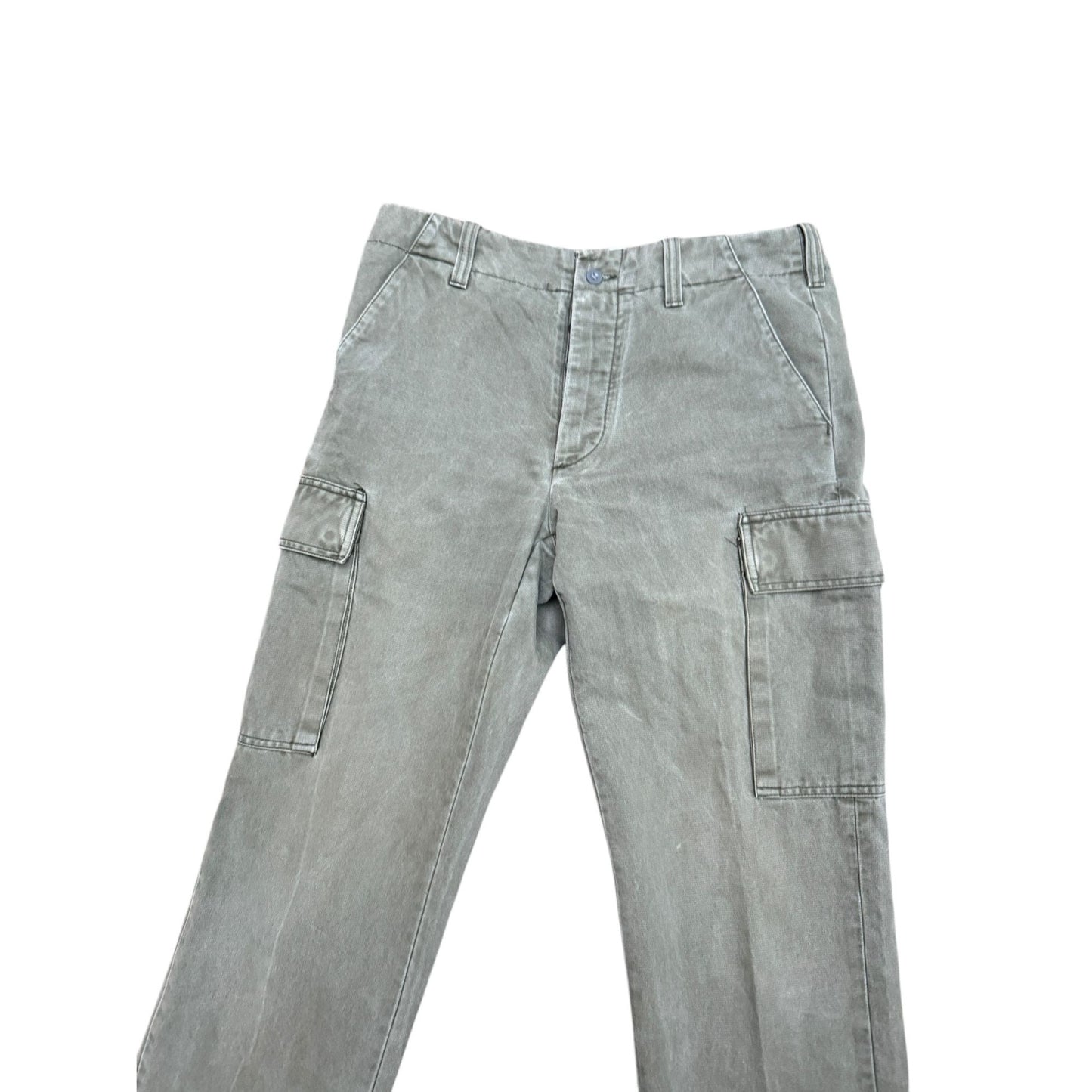 Vintage 1990s Kaki Cotton Cargo Pants