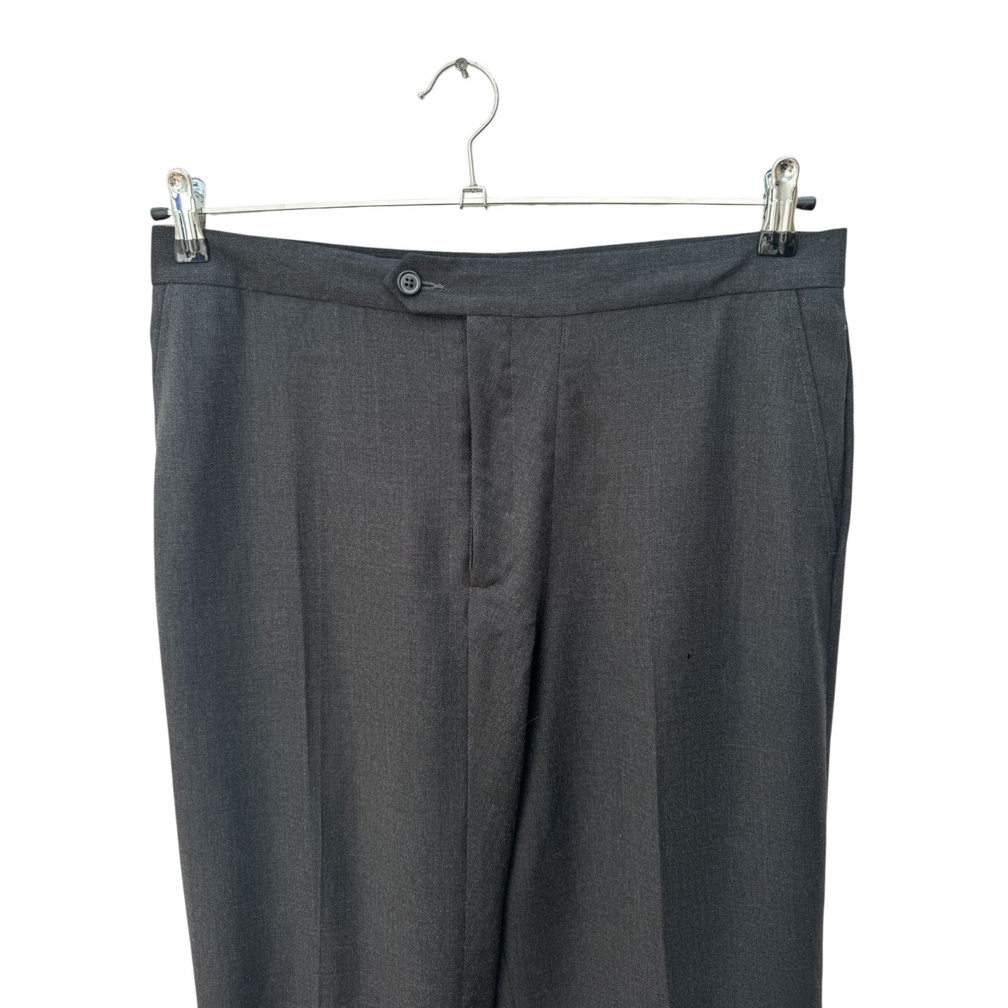 Fall/Winter 2000 Grey Wool Asymmetric Trousers