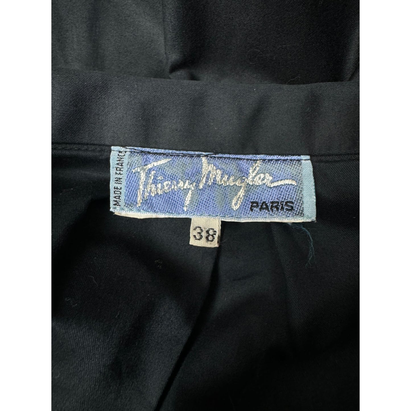 1990s black sculptural dress