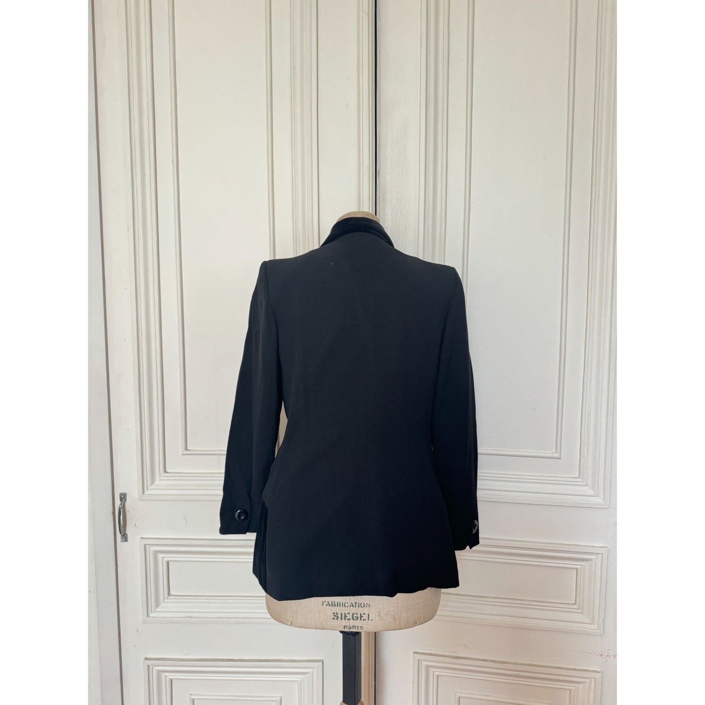 1987 Black Corduroy Blazer Jacket