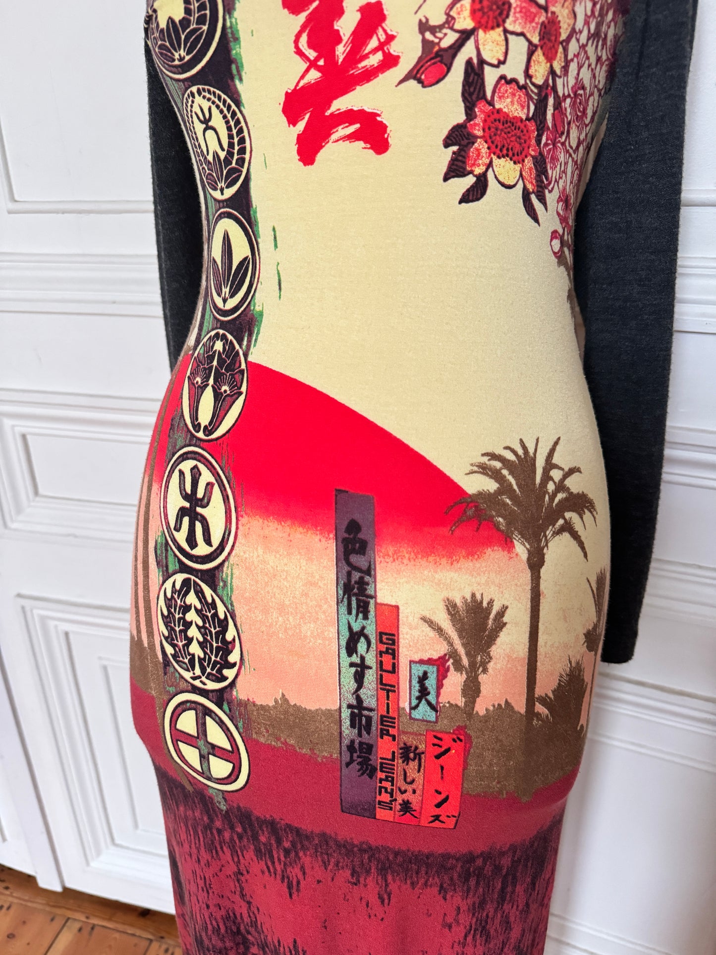 Vintage Printed Maxi Dress