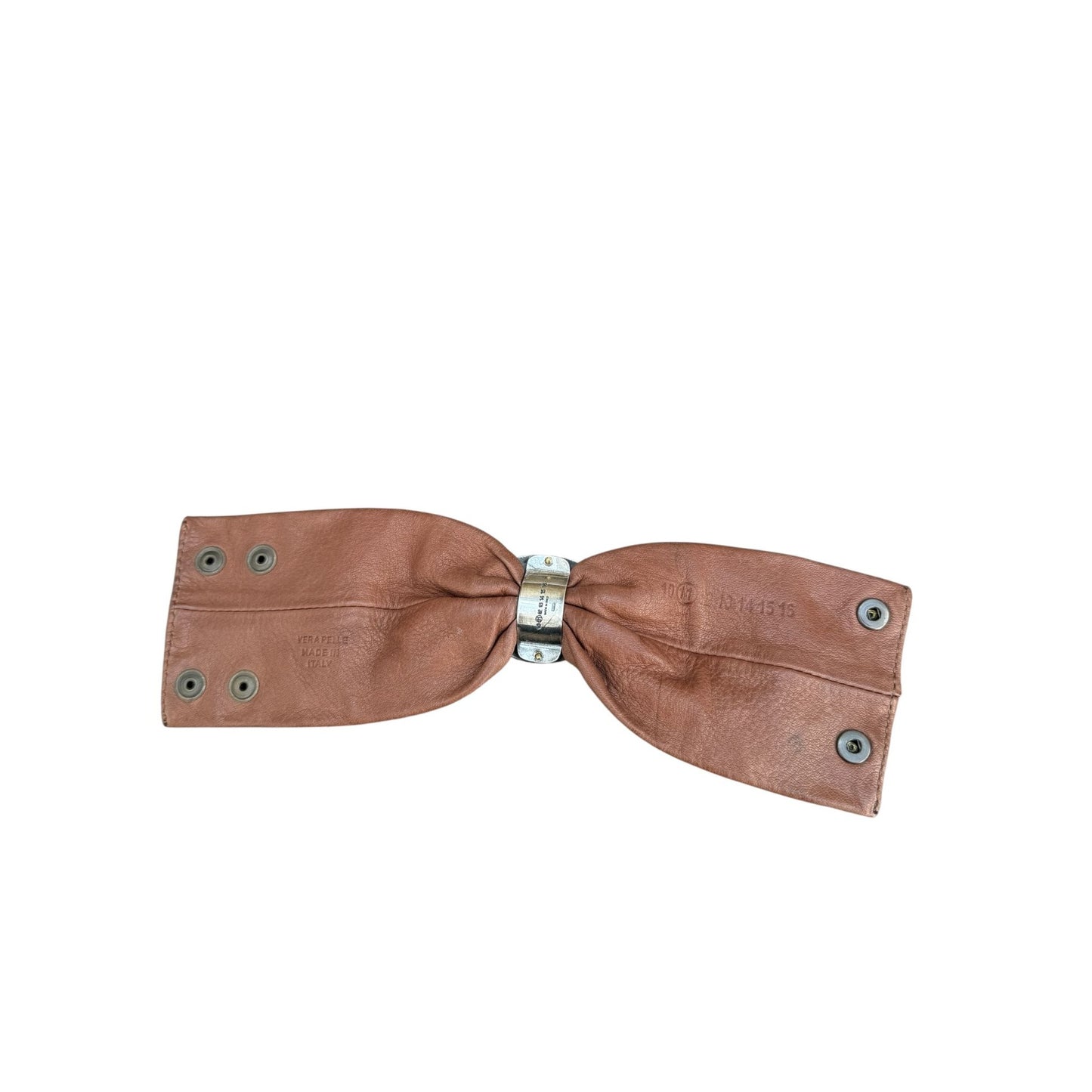 2008 Brown Leather Anniversary Bracelet