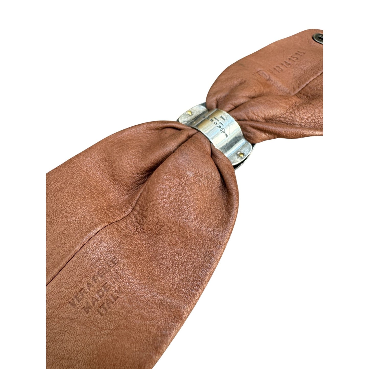 2008 Brown Leather Anniversary Bracelet
